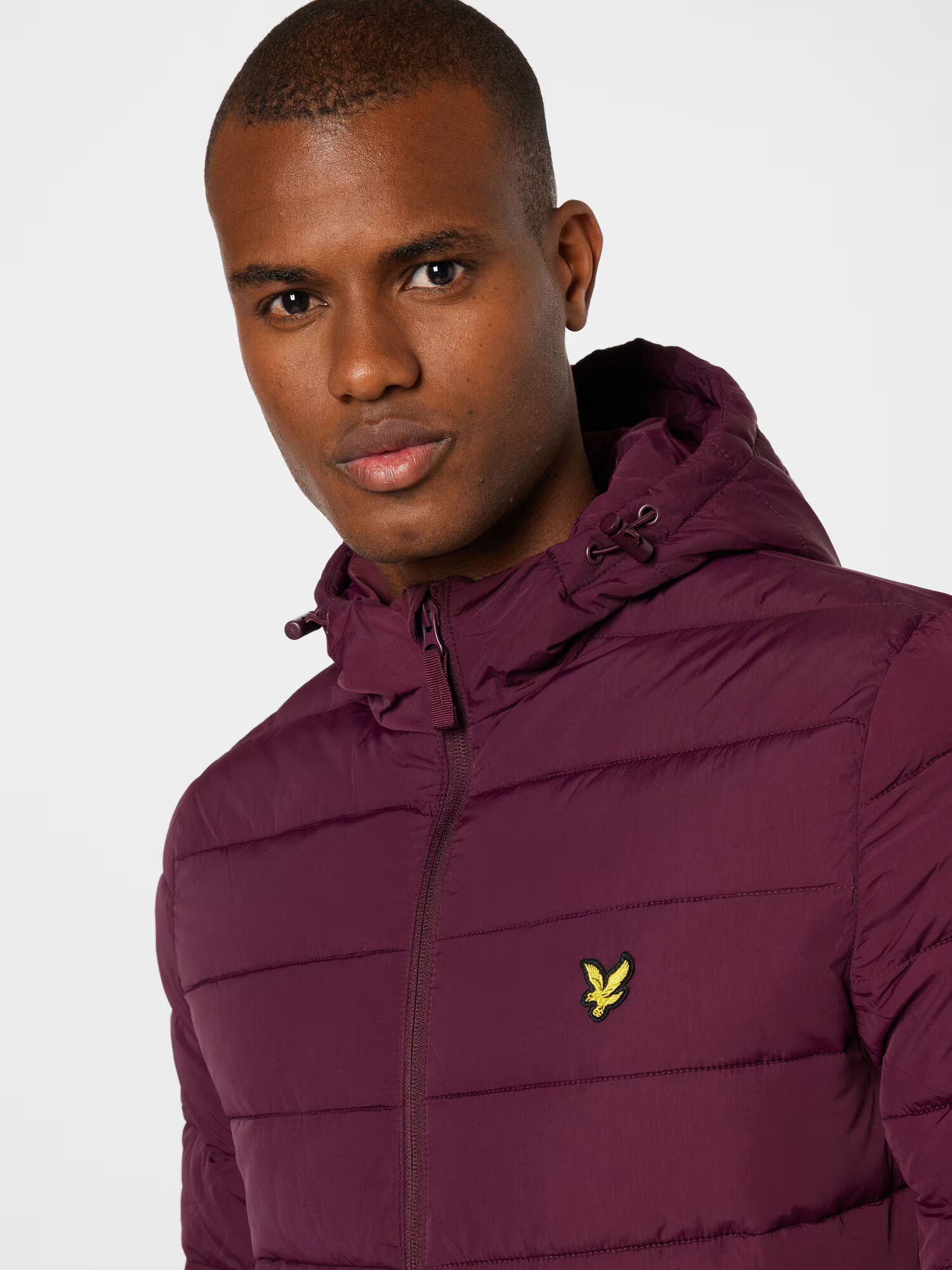 Lyle & Scott Prehodna jakna burgund - Pepit.si