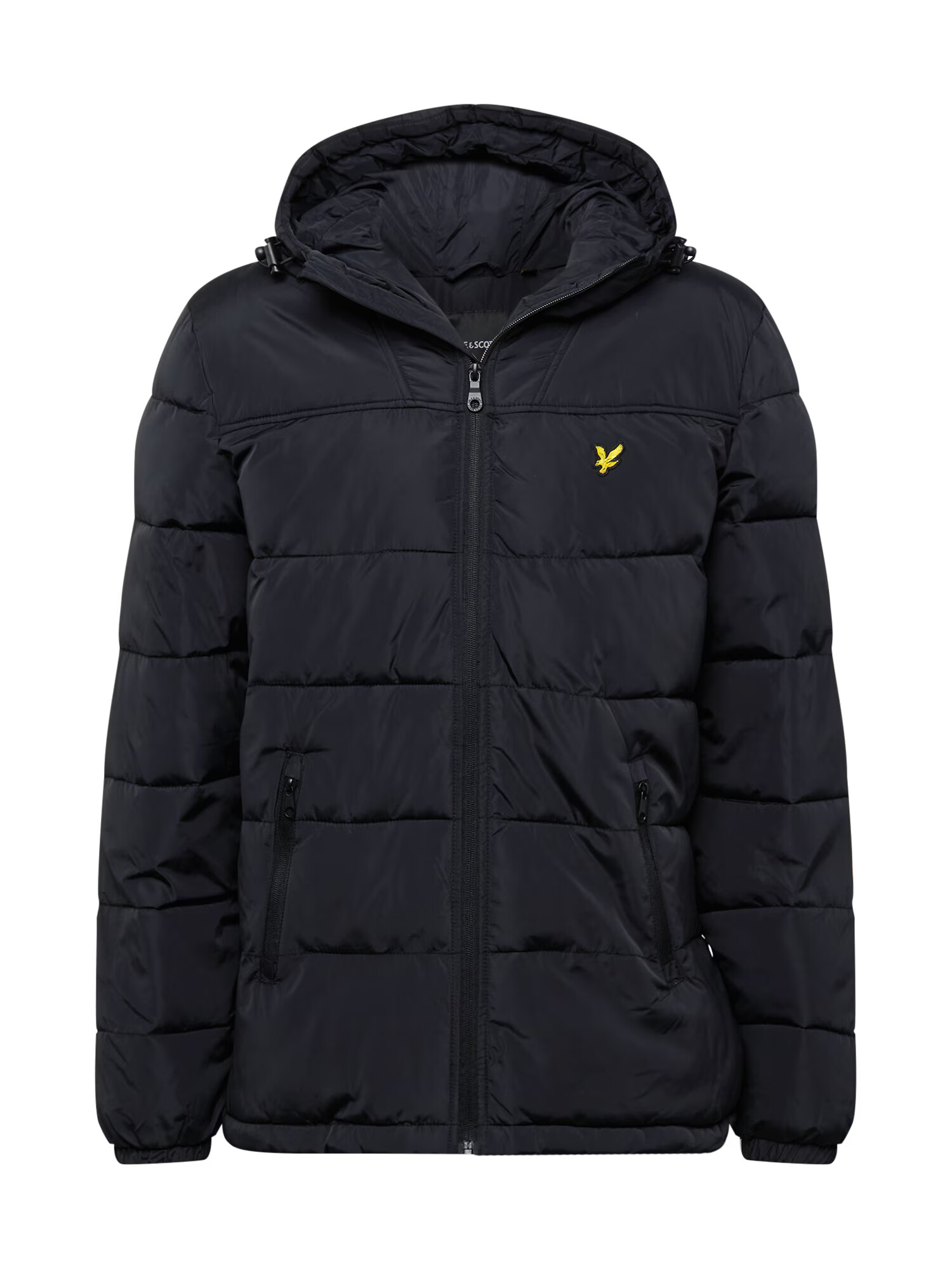 Lyle & Scott Zimska jakna črna / rumena - Pepit.si