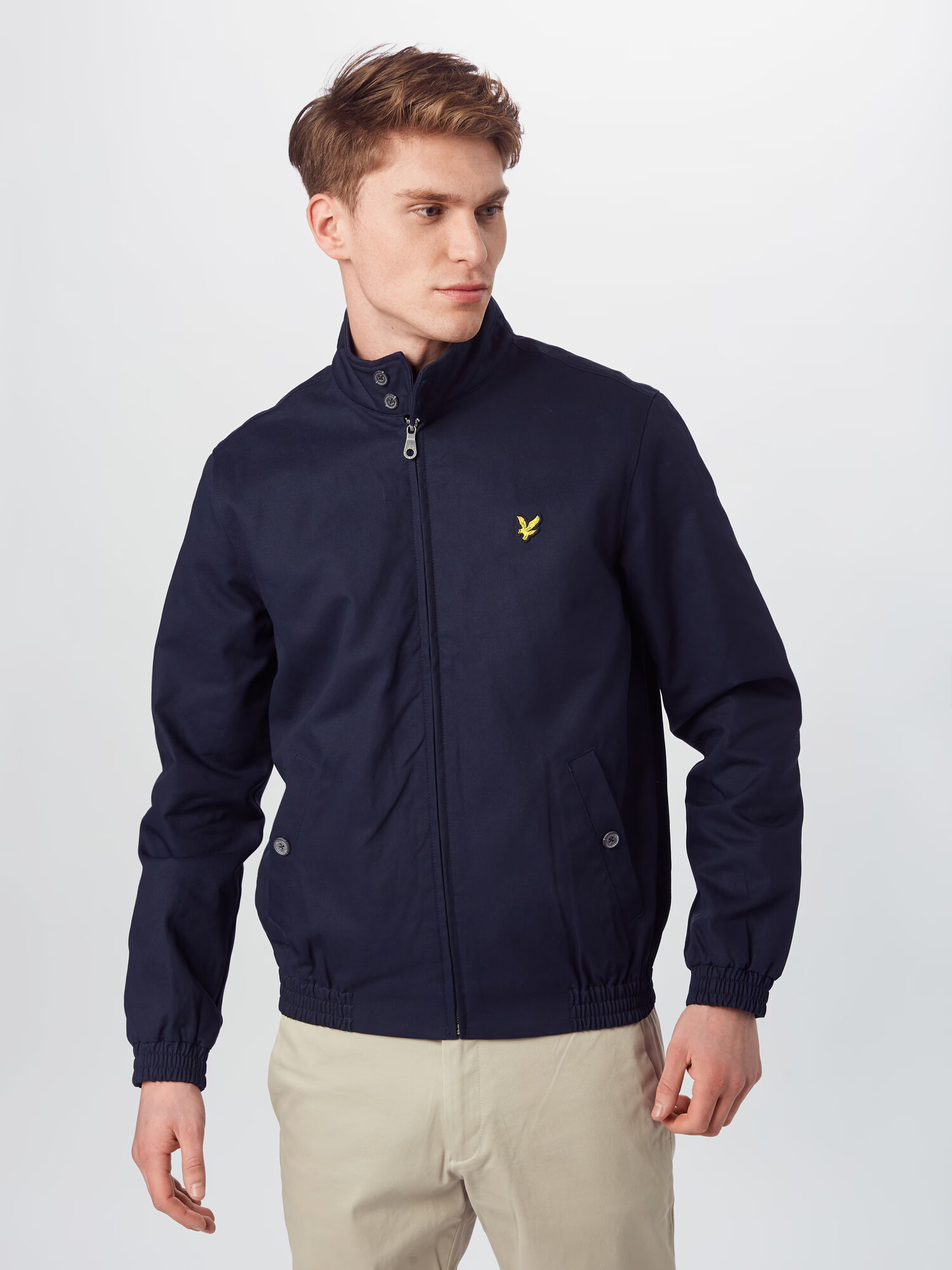 Lyle & Scott Prehodna jakna 'Harrington Jacket ' mornarska - Pepit.si