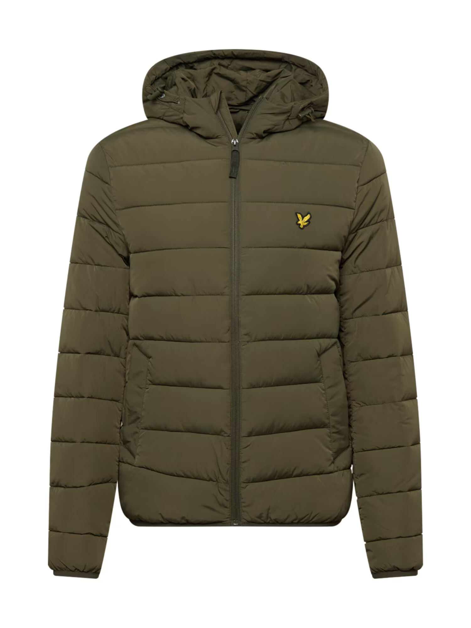 Lyle & Scott Prehodna jakna rumena / kaki / črna - Pepit.si