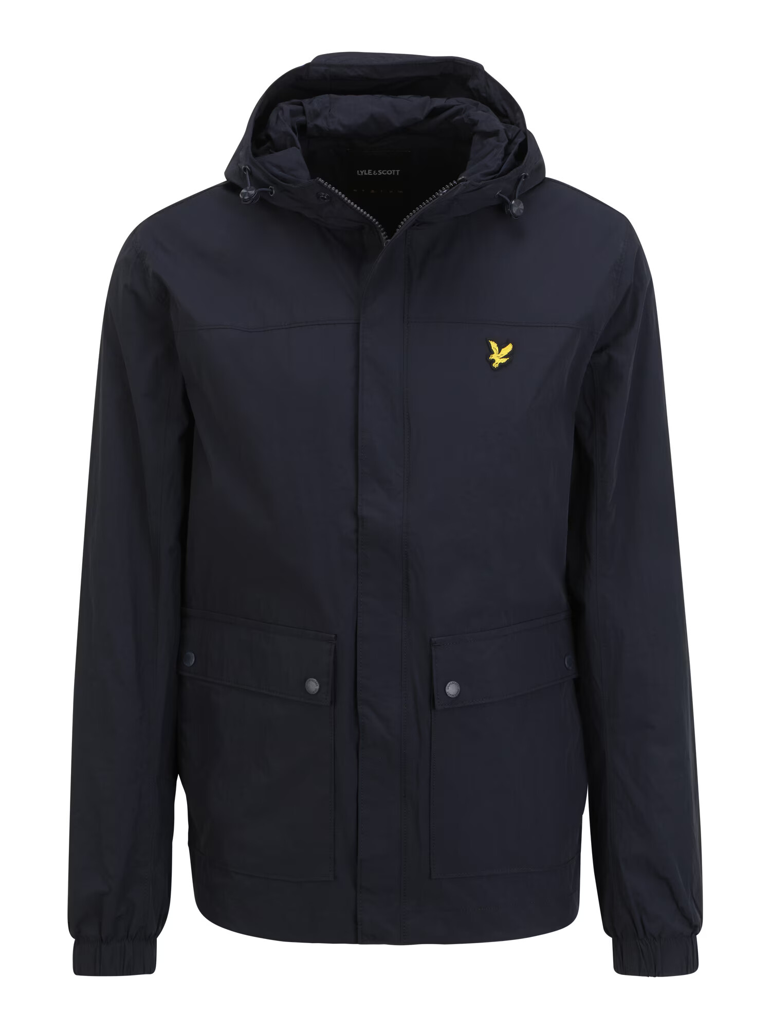 Lyle & Scott Prehodna jakna mornarska / rumena / črna - Pepit.si