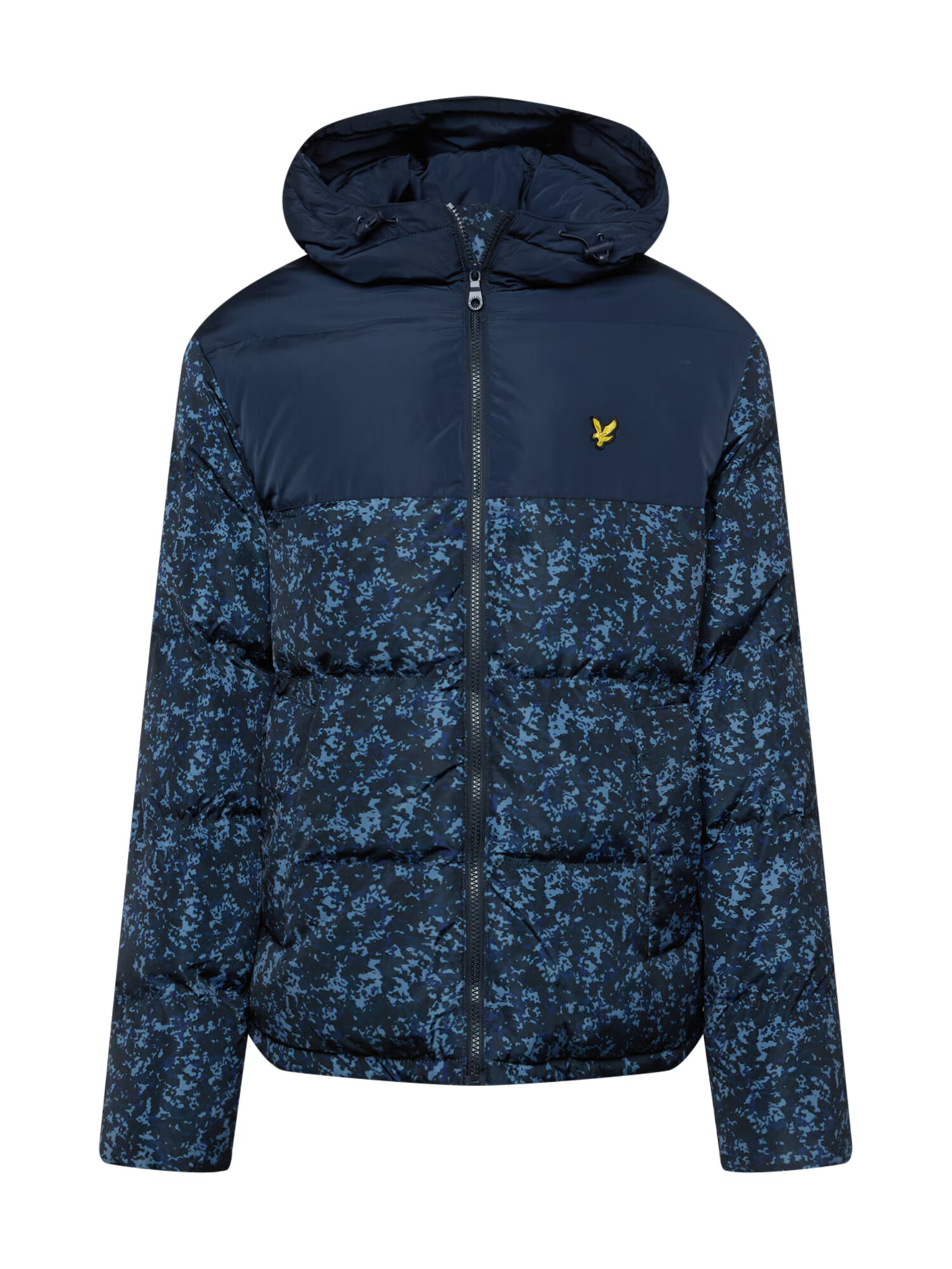 Lyle & Scott Prehodna jakna mornarska / dimno modra / rumena - Pepit.si