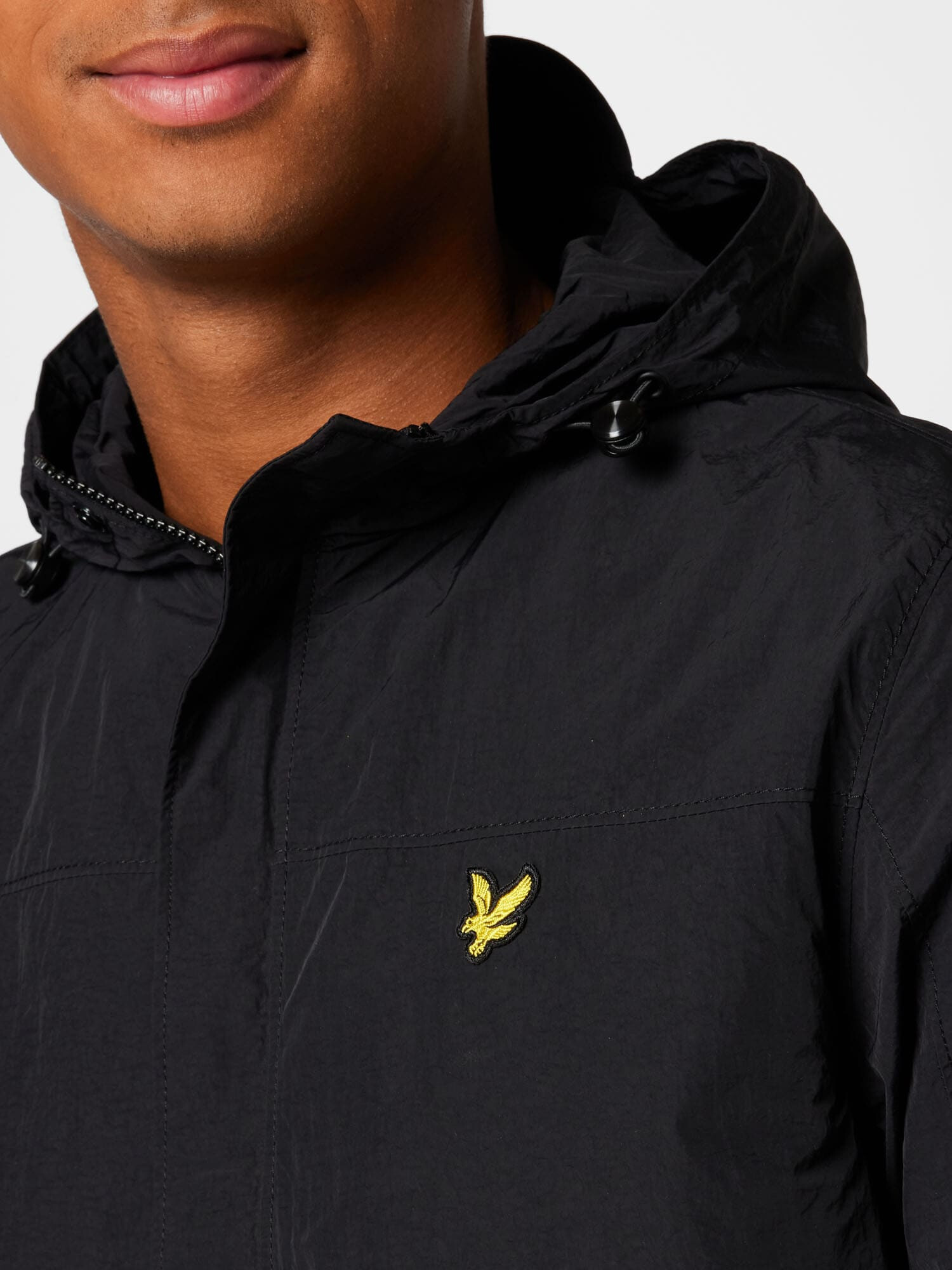 Lyle & Scott Prehodna jakna rumena / črna - Pepit.si