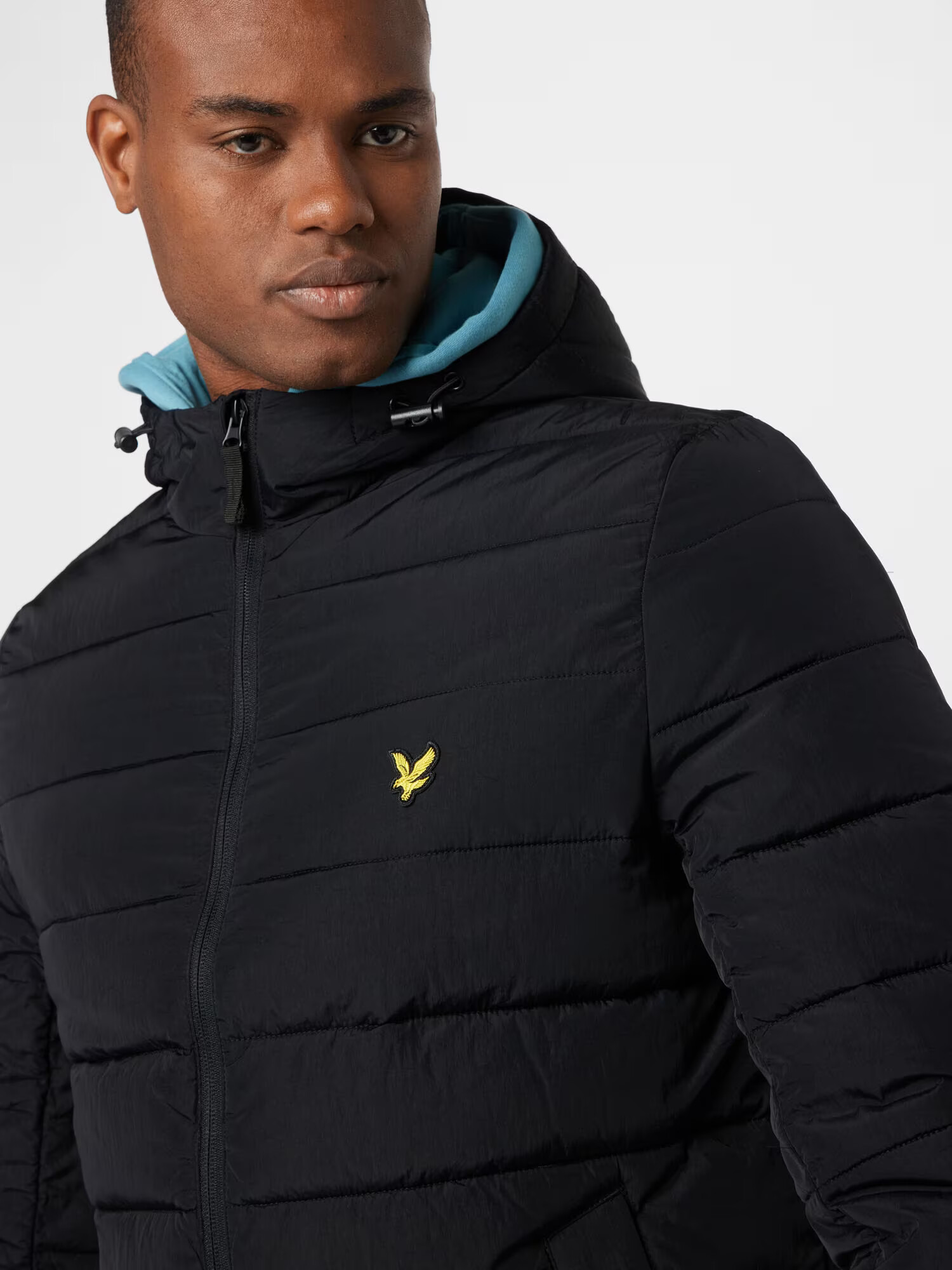 Lyle & Scott Prehodna jakna rumena / črna - Pepit.si