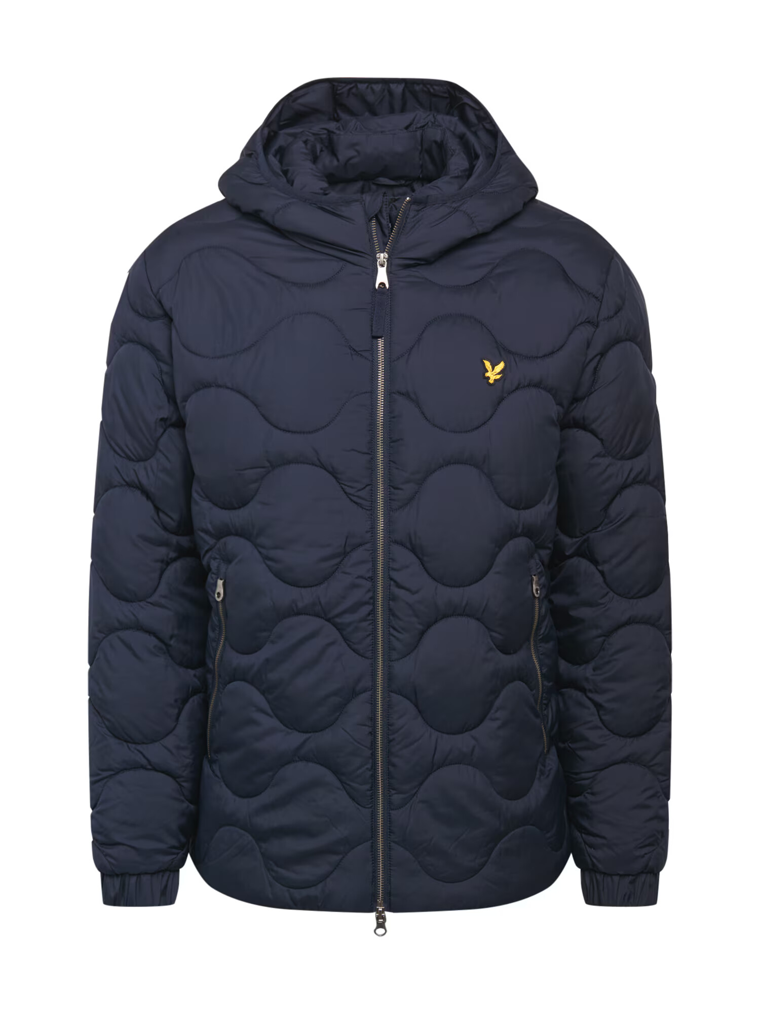 Lyle & Scott Prehodna jakna temno modra / rumena - Pepit.si