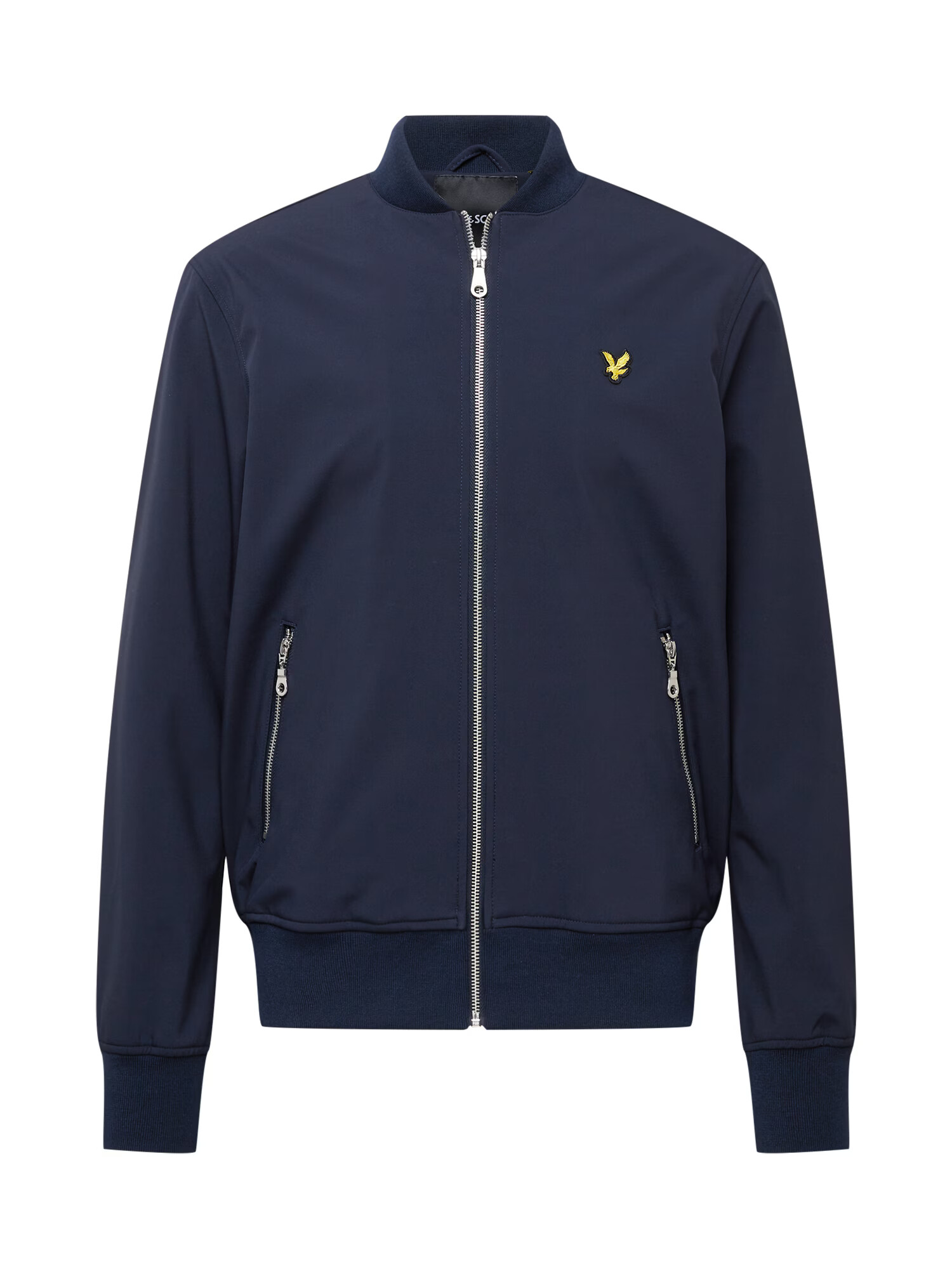 Lyle & Scott Prehodna jakna temno modra / rumena - Pepit.si