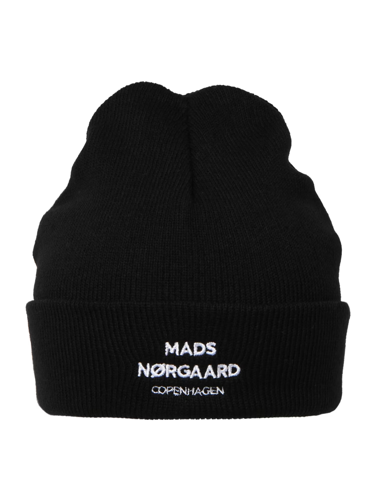 MADS NORGAARD COPENHAGEN Kape 'Isak' črna / bela - Pepit.si