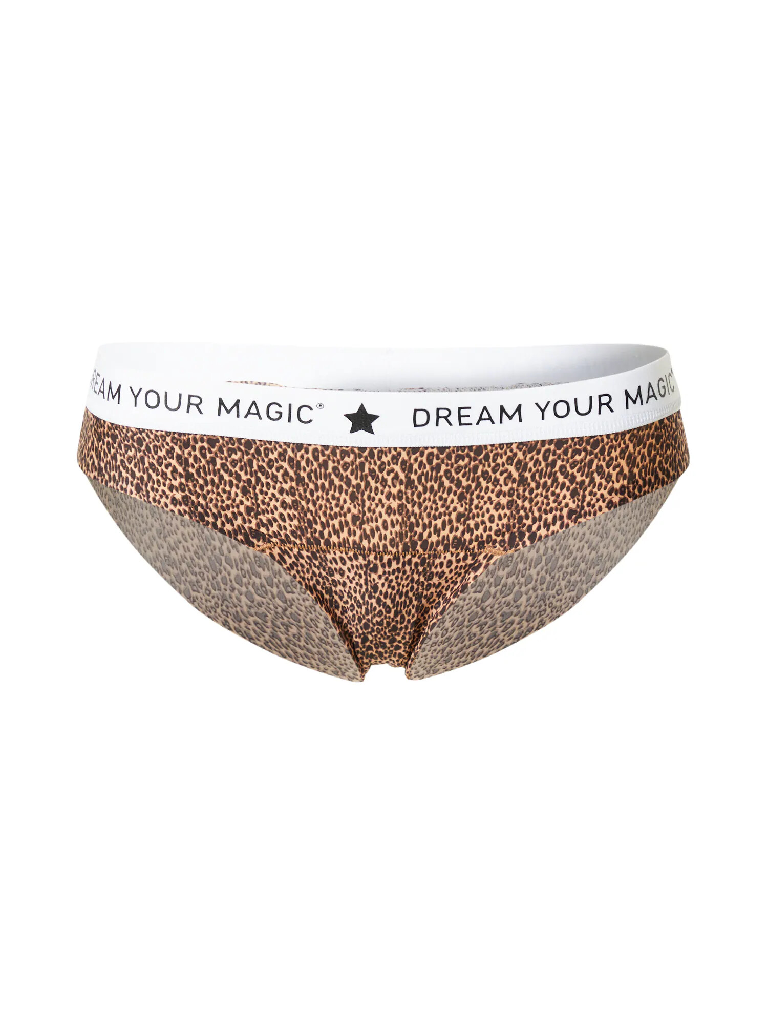 MAGIC Bodyfashion Spodnje hlačke 'Dream Your MAGIC' rjava / bela / črna - Pepit.si