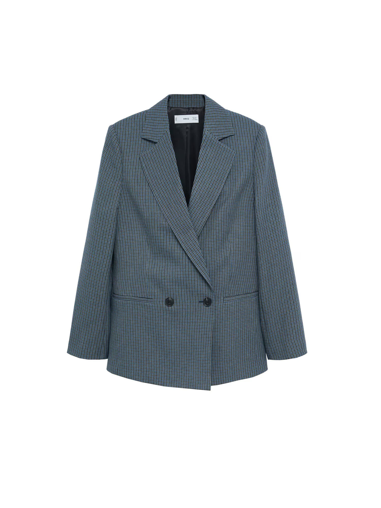 MANGO Blazer 'Charlott' grafit / modra - Pepit.si