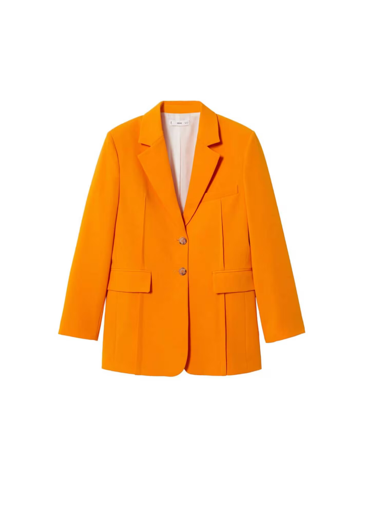 MANGO Blazer 'Pleat' oranžna - Pepit.si