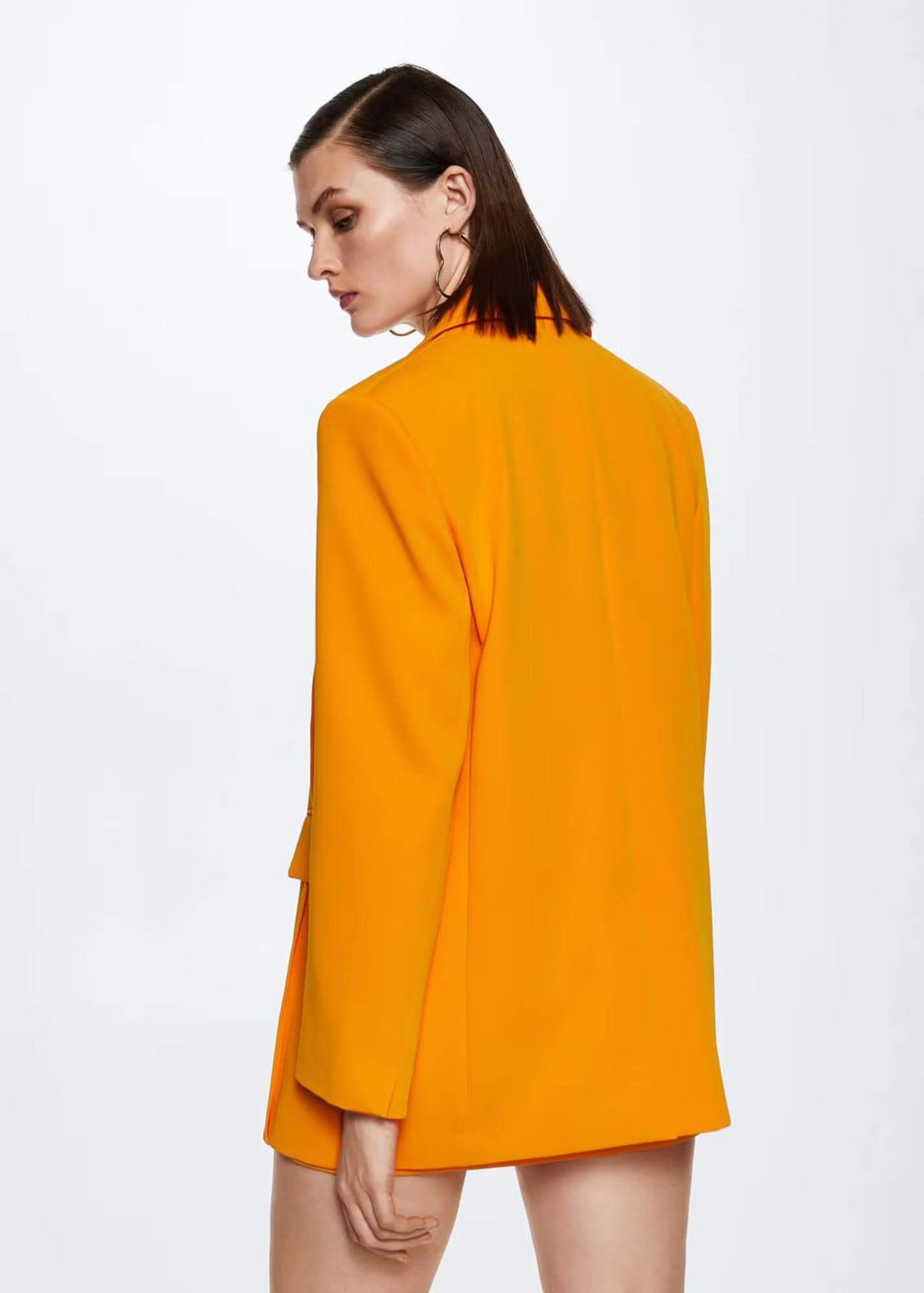 MANGO Blazer 'Pleat' oranžna - Pepit.si