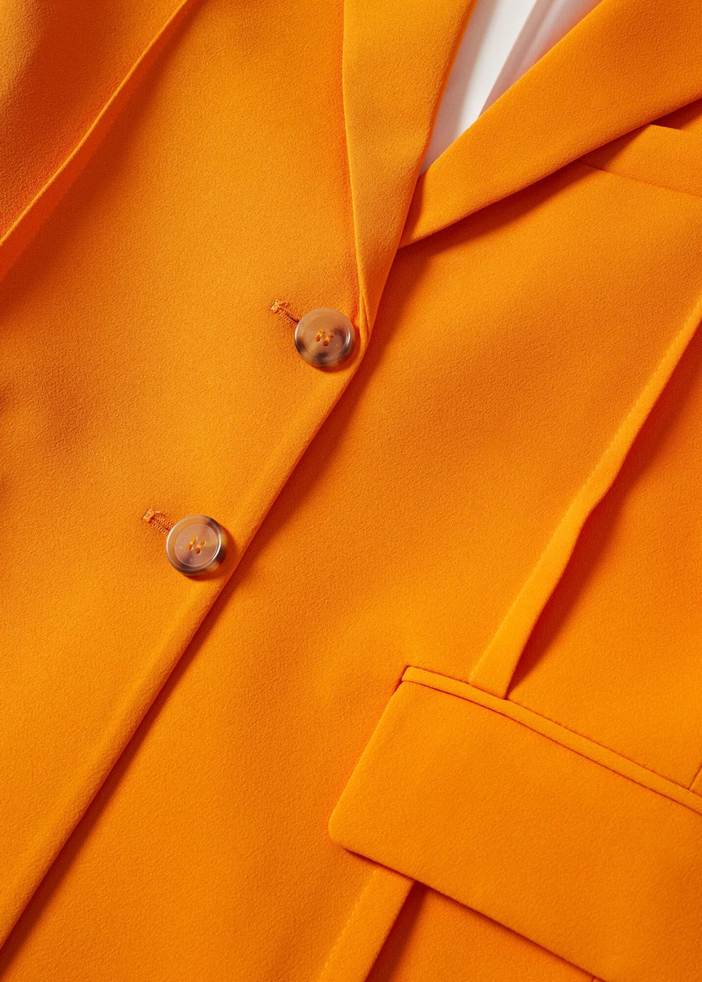 MANGO Blazer 'Pleat' oranžna - Pepit.si