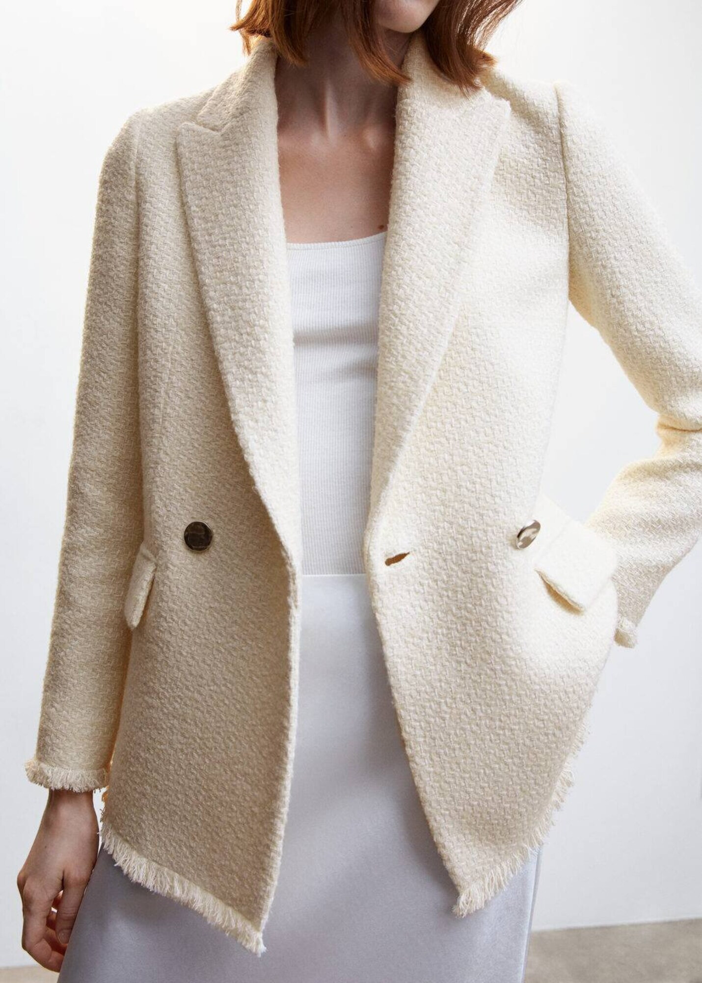 MANGO Blazer 'Quintin' nude - Pepit.si