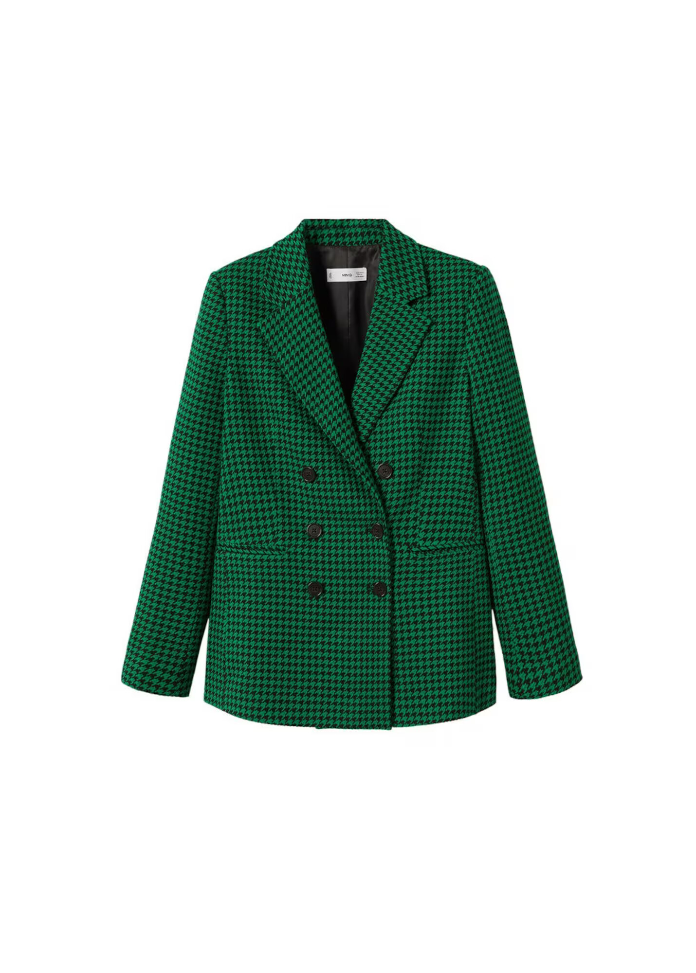 MANGO Blazer 'Regent' travnato zelena / črna - Pepit.si