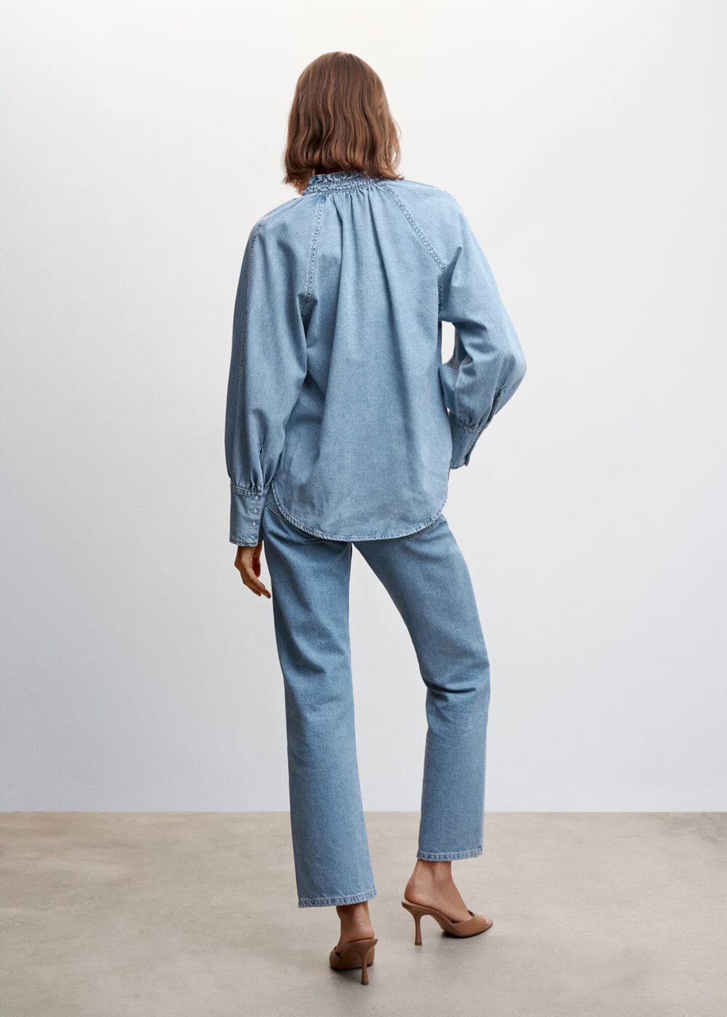 MANGO Bluza 'Bilma' moder denim - Pepit.si