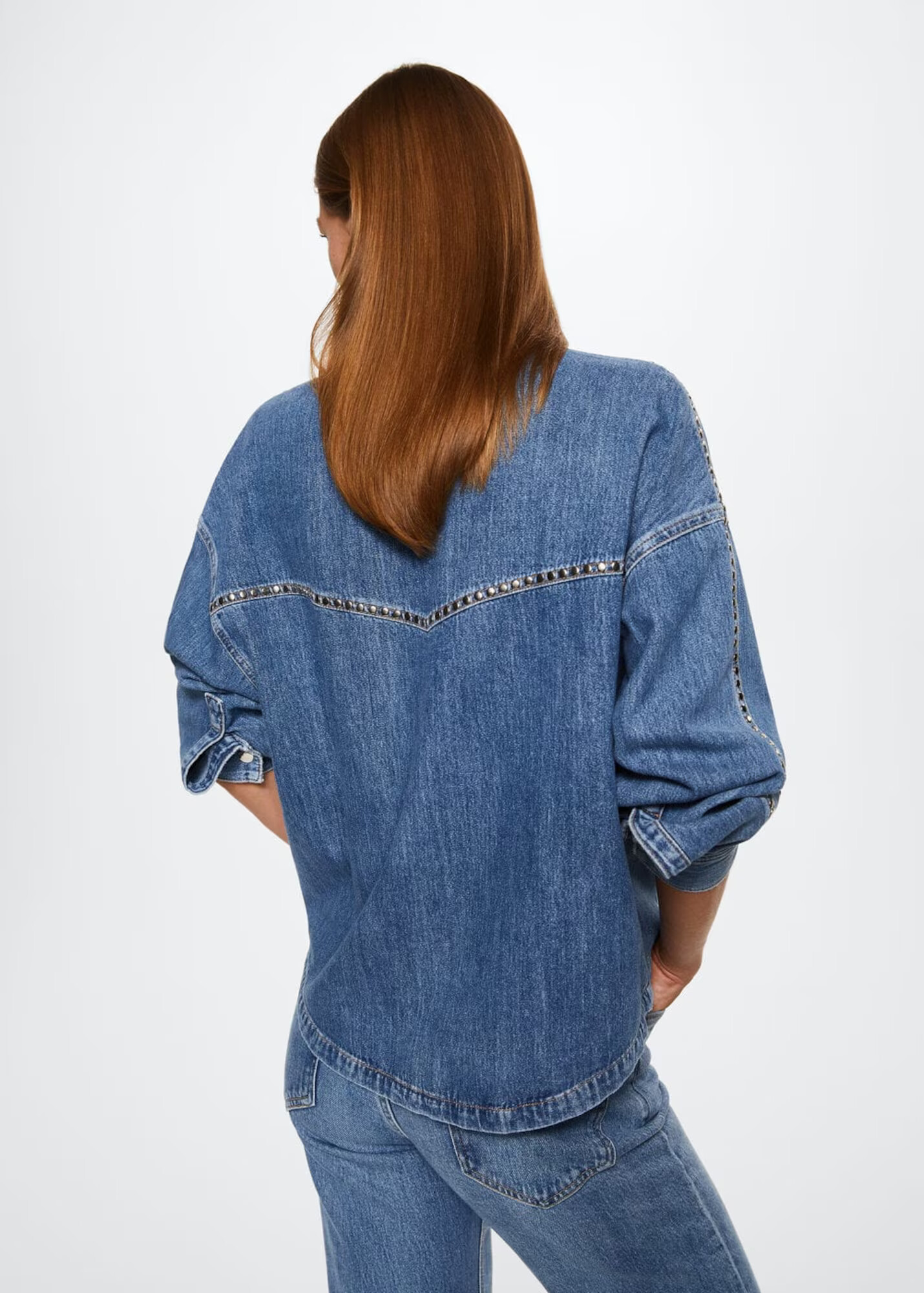 MANGO Bluza 'Topanga' moder denim - Pepit.si