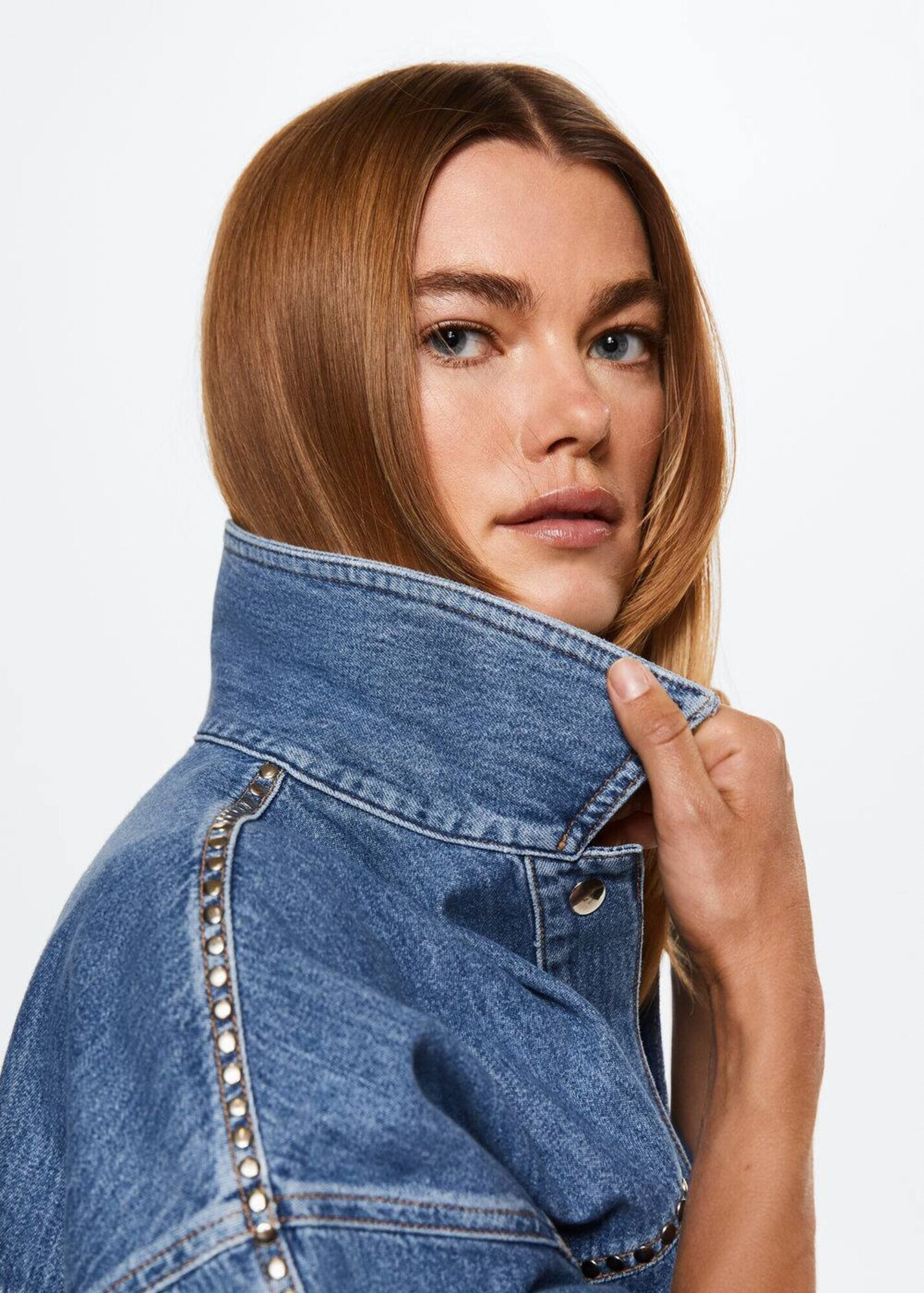 MANGO Bluza 'Topanga' moder denim - Pepit.si