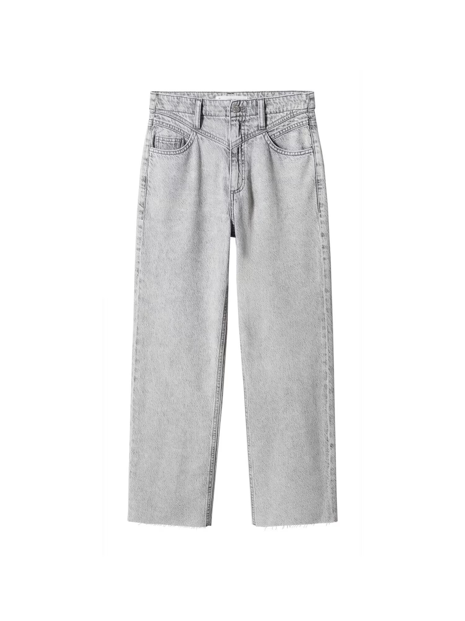 MANGO Kavbojke 'Bohemian' siv denim - Pepit.si