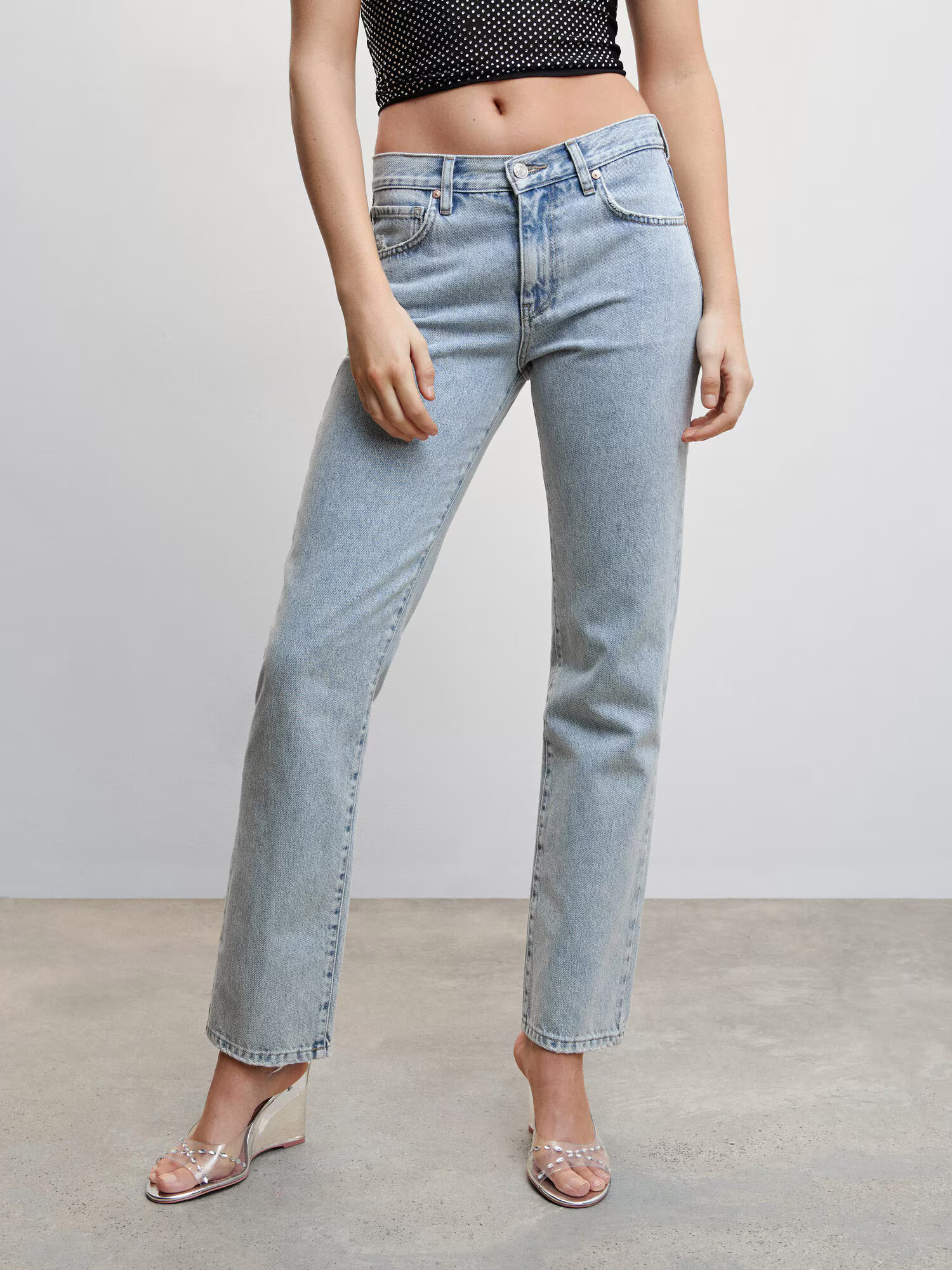 MANGO Kavbojke 'Camilie' moder denim - Pepit.si