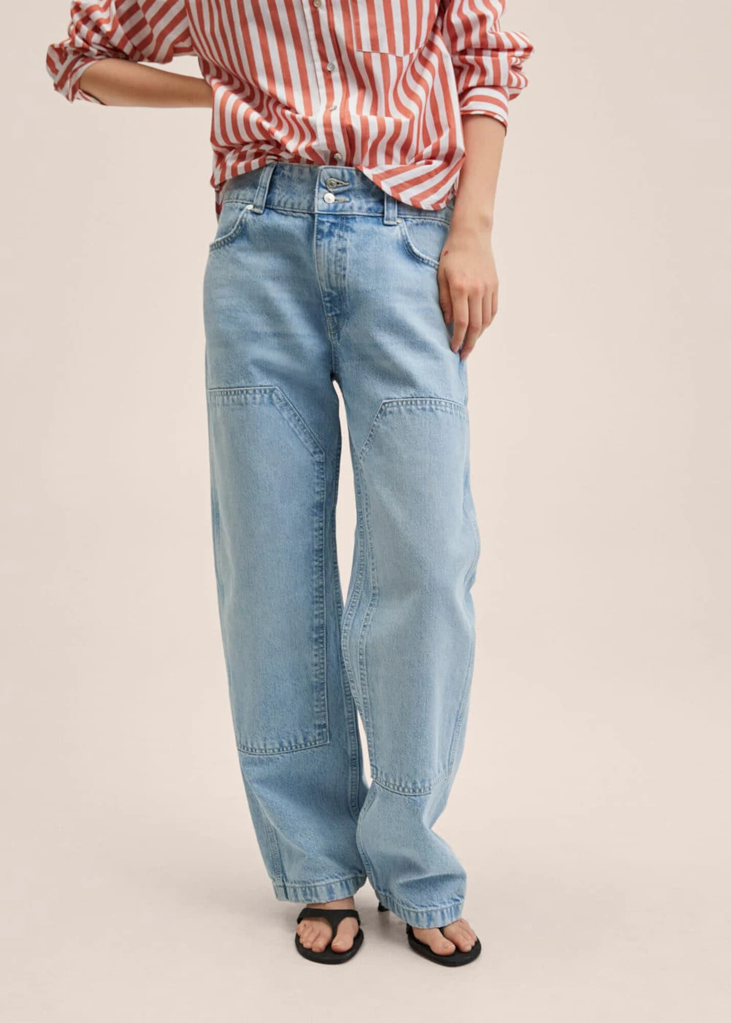 MANGO Kavbojke 'Emily' moder denim - Pepit.si