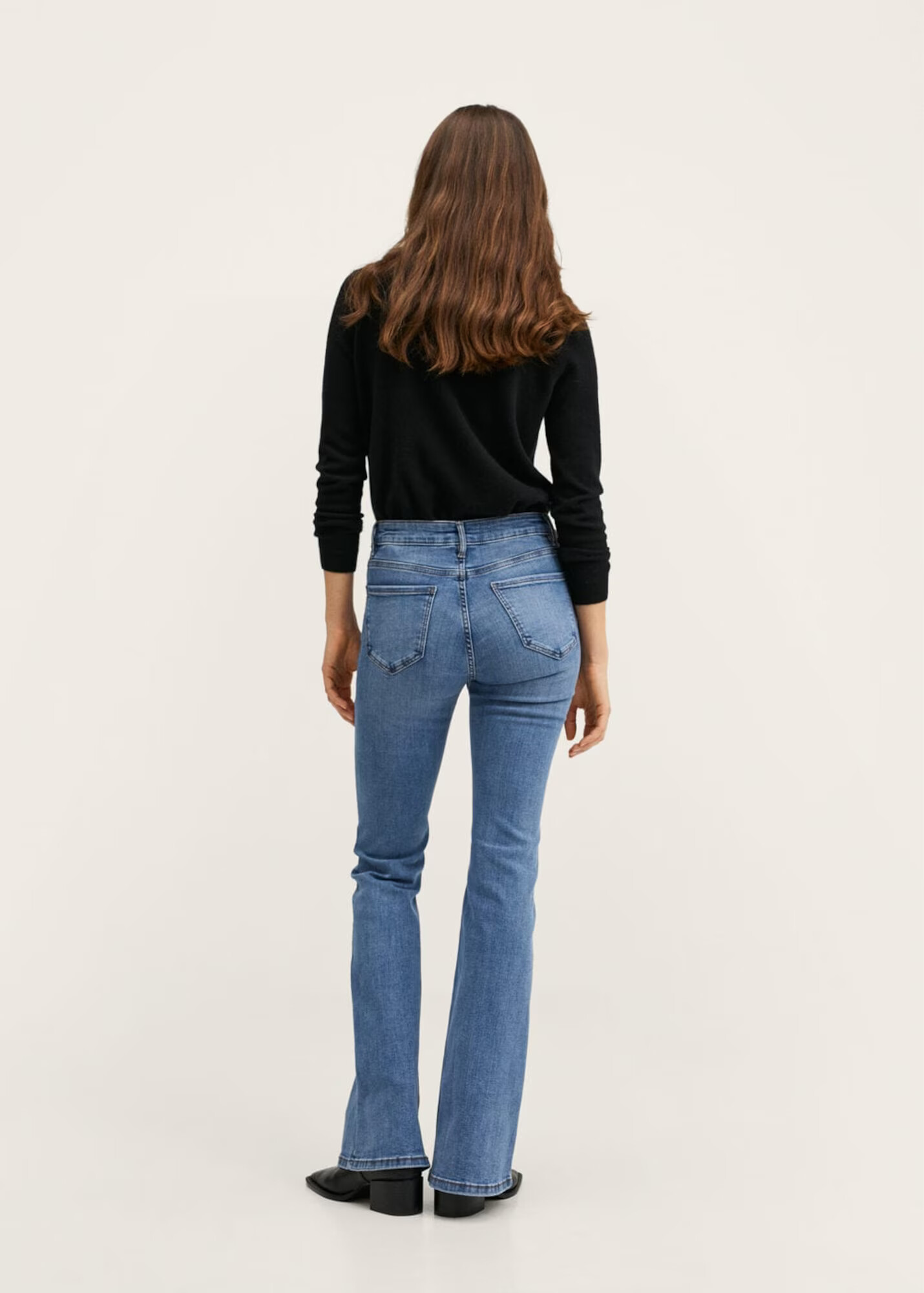 MANGO Kavbojke 'Flare' moder denim - Pepit.si