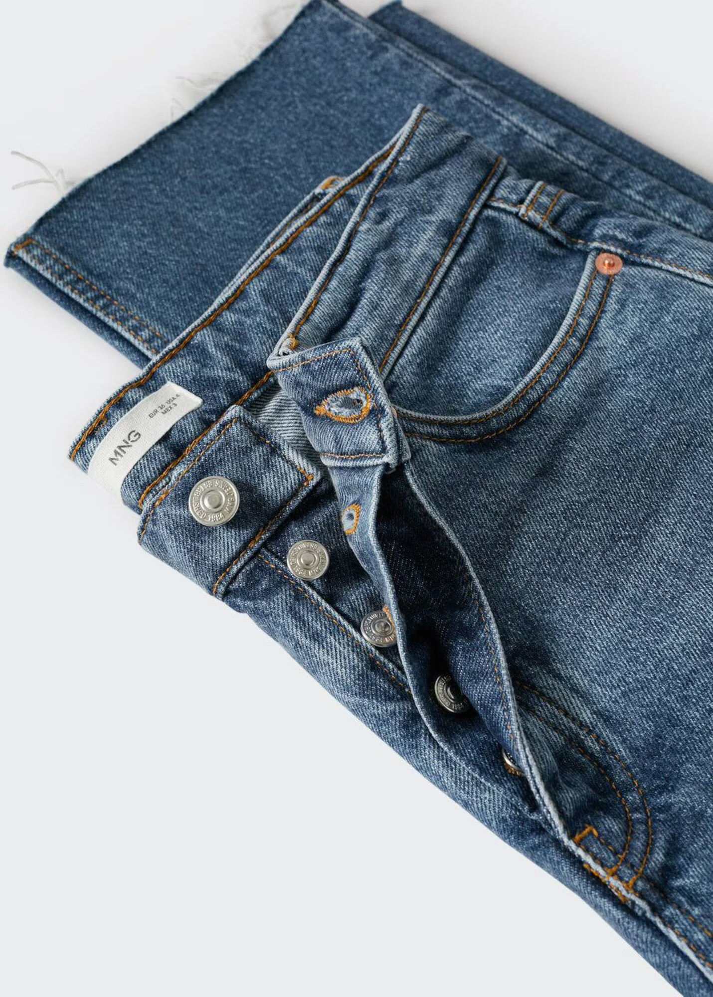 MANGO Kavbojke 'Havana' moder denim - Pepit.si