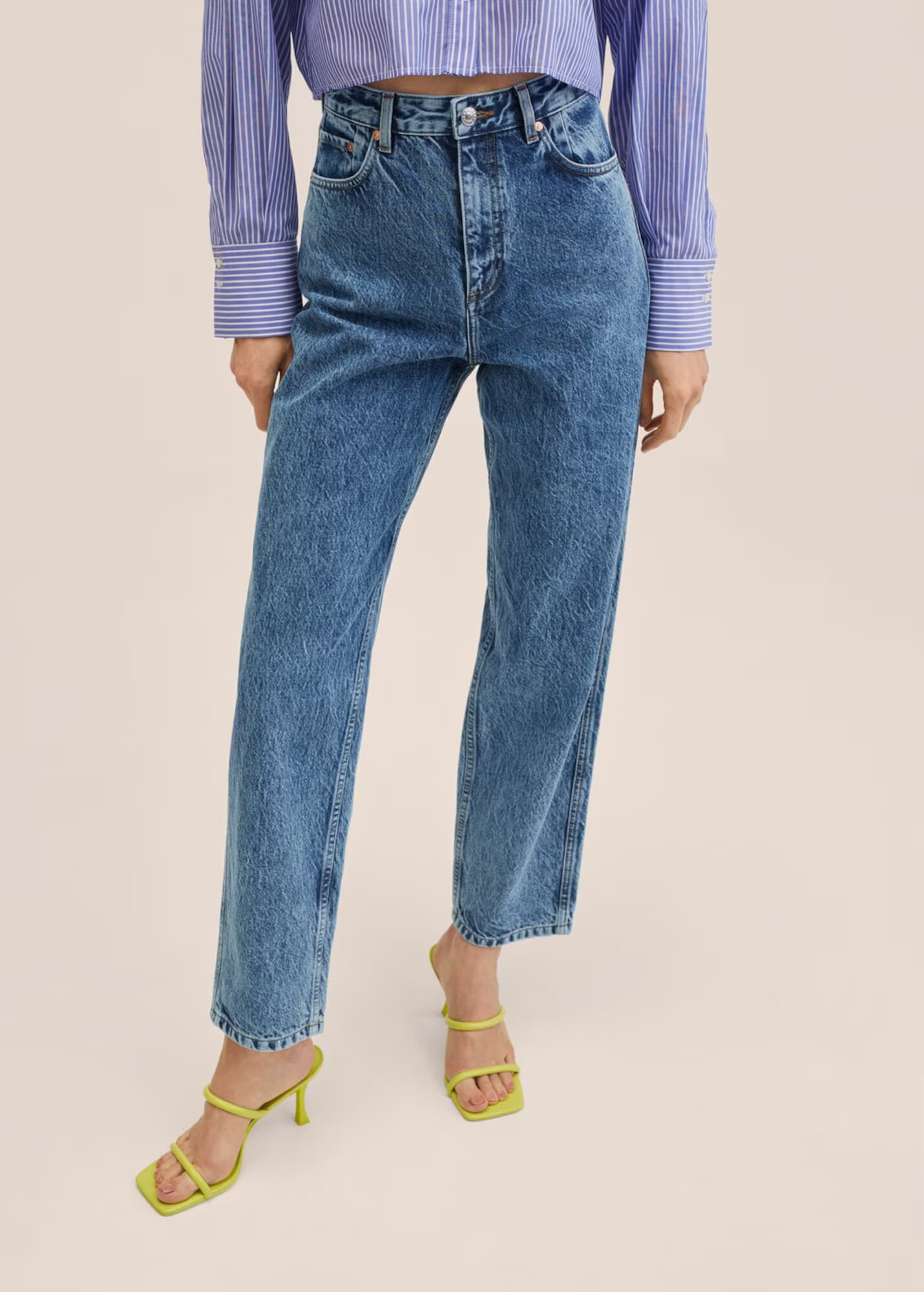 MANGO Kavbojke 'Janet' moder denim - Pepit.si