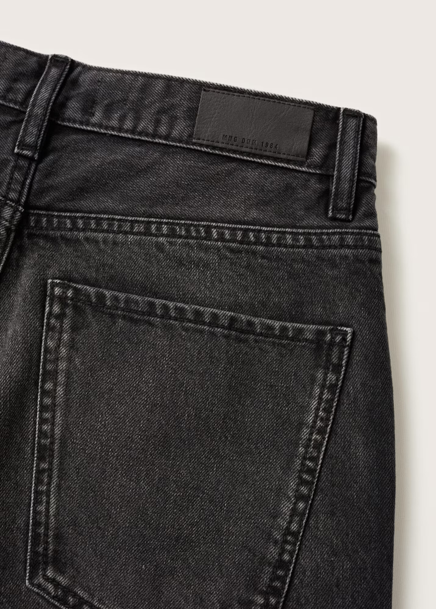 MANGO Kavbojke 'Nora' črn denim - Pepit.si