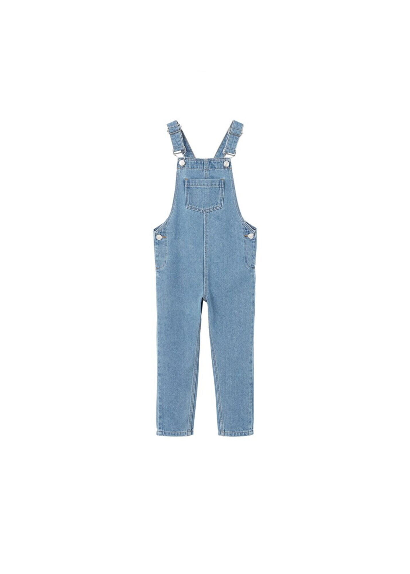 MANGO KIDS Hlače z naramnicami 'Lucas' moder denim - Pepit.si