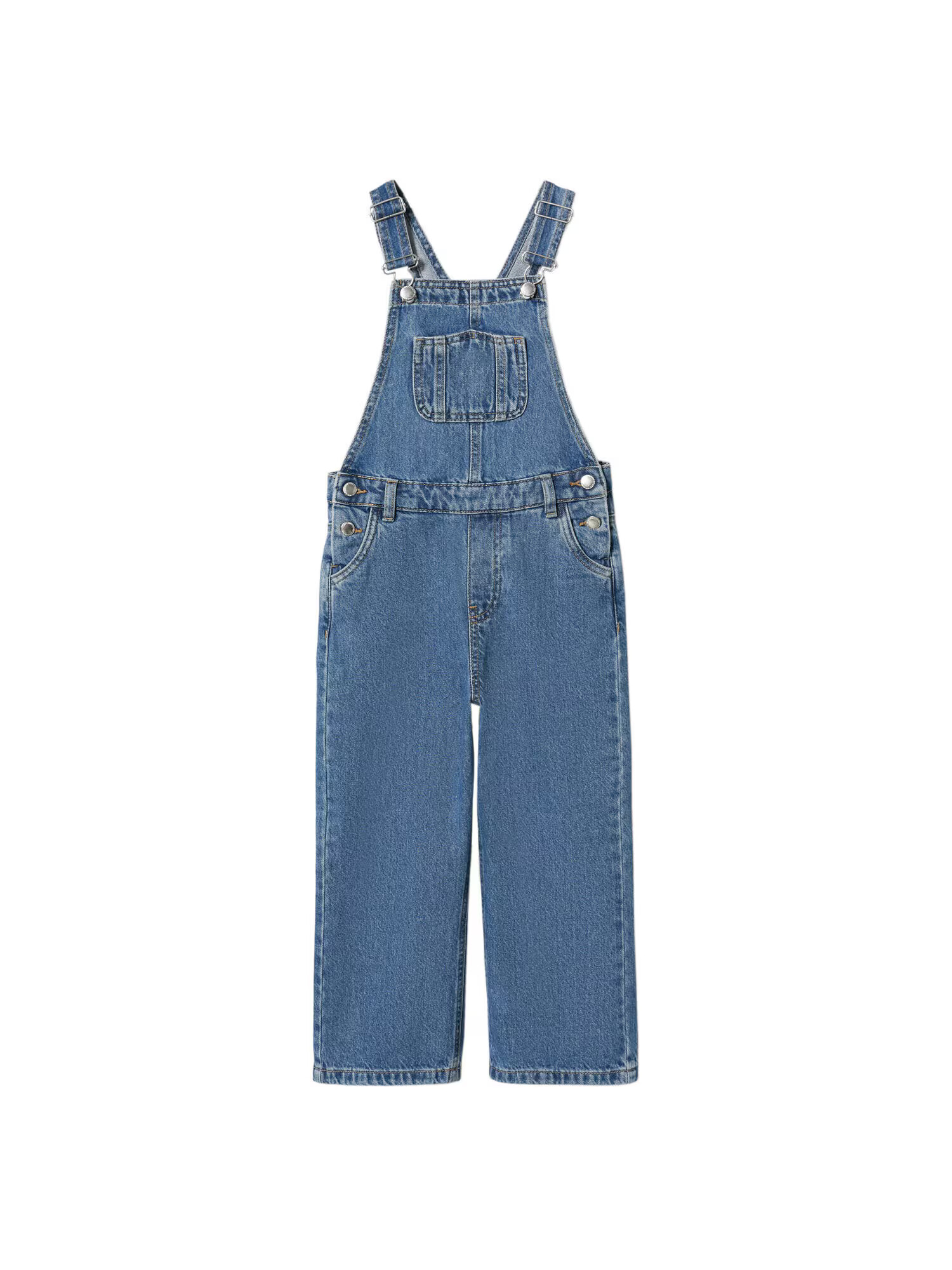 MANGO KIDS Hlače z naramnicami 'Mar' moder denim - Pepit.si