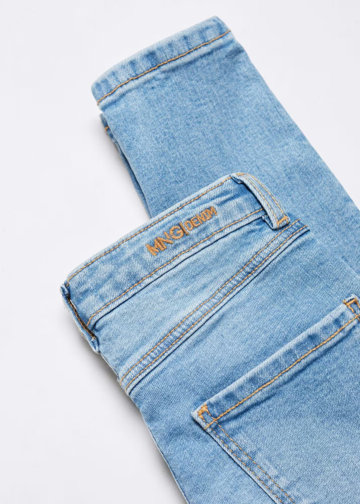 MANGO KIDS Kavbojke moder denim - Pepit.si