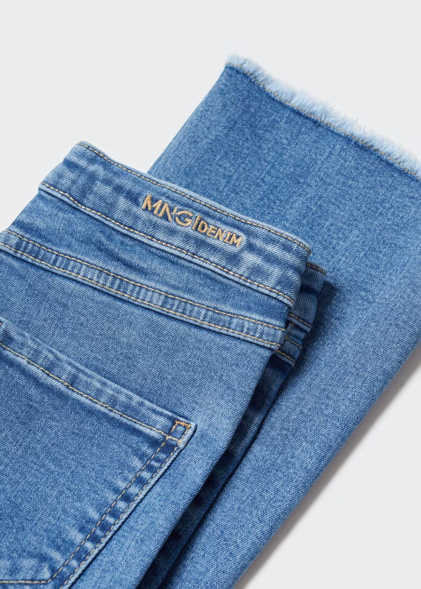 MANGO KIDS Kavbojke 'Trumpet' moder denim - Pepit.si