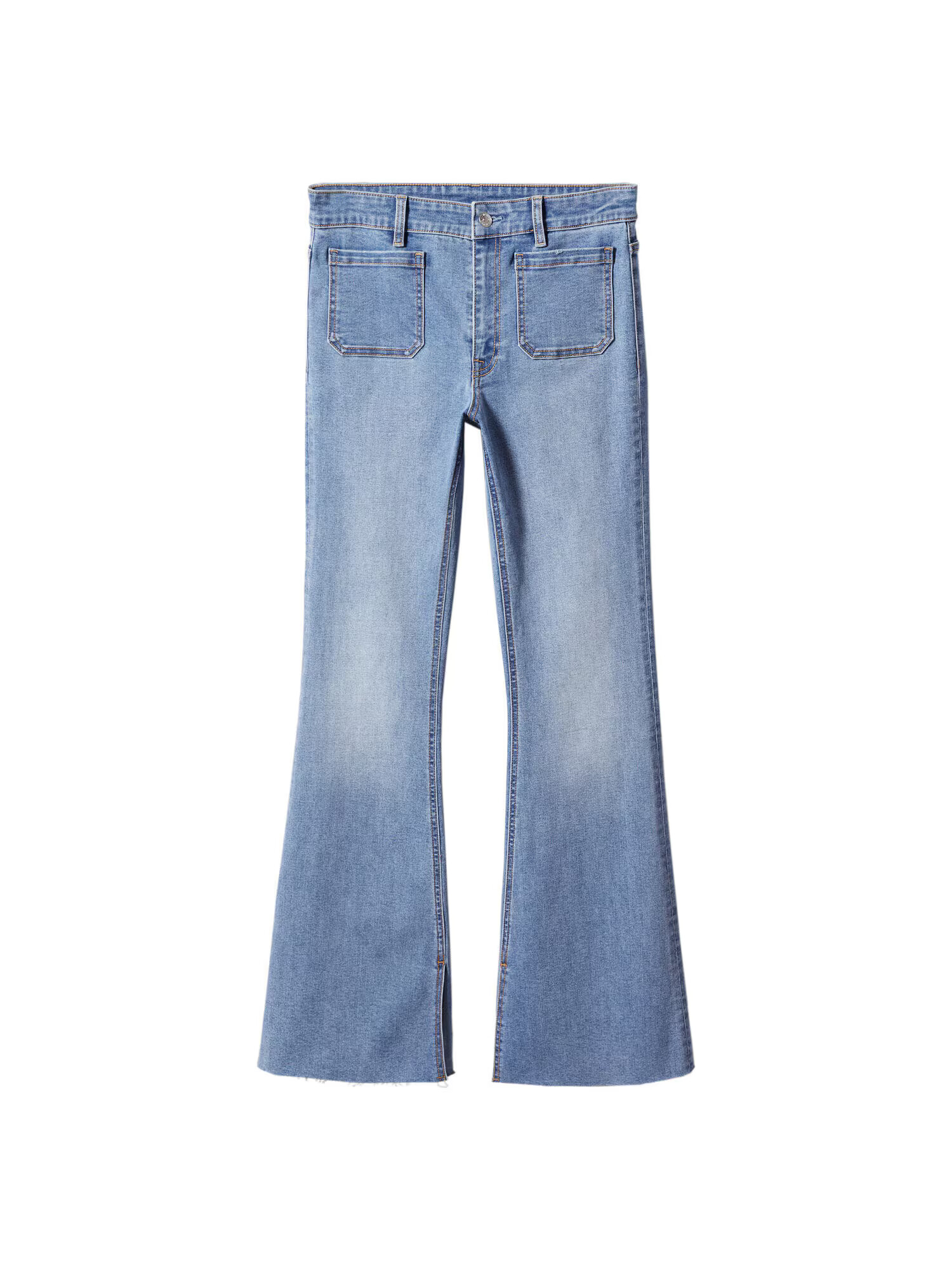 MANGO TEEN Kavbojke moder denim - Pepit.si