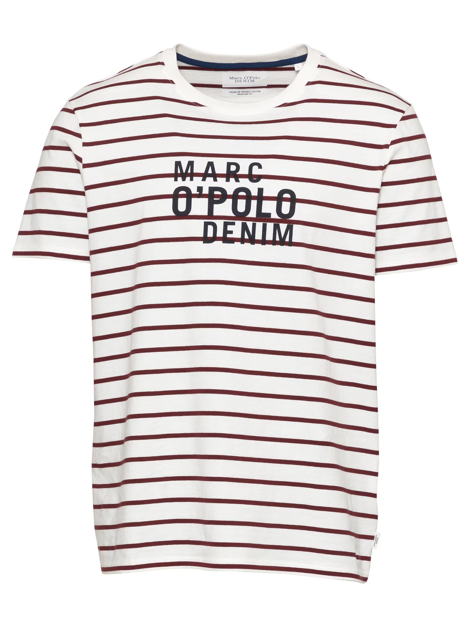 Marc O'Polo DENIM Majica bela / bordo / mornarska - Pepit.si