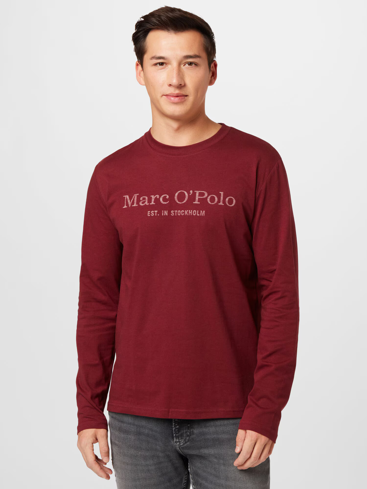 Marc O'Polo Majica temno rdeča / bela - Pepit.si