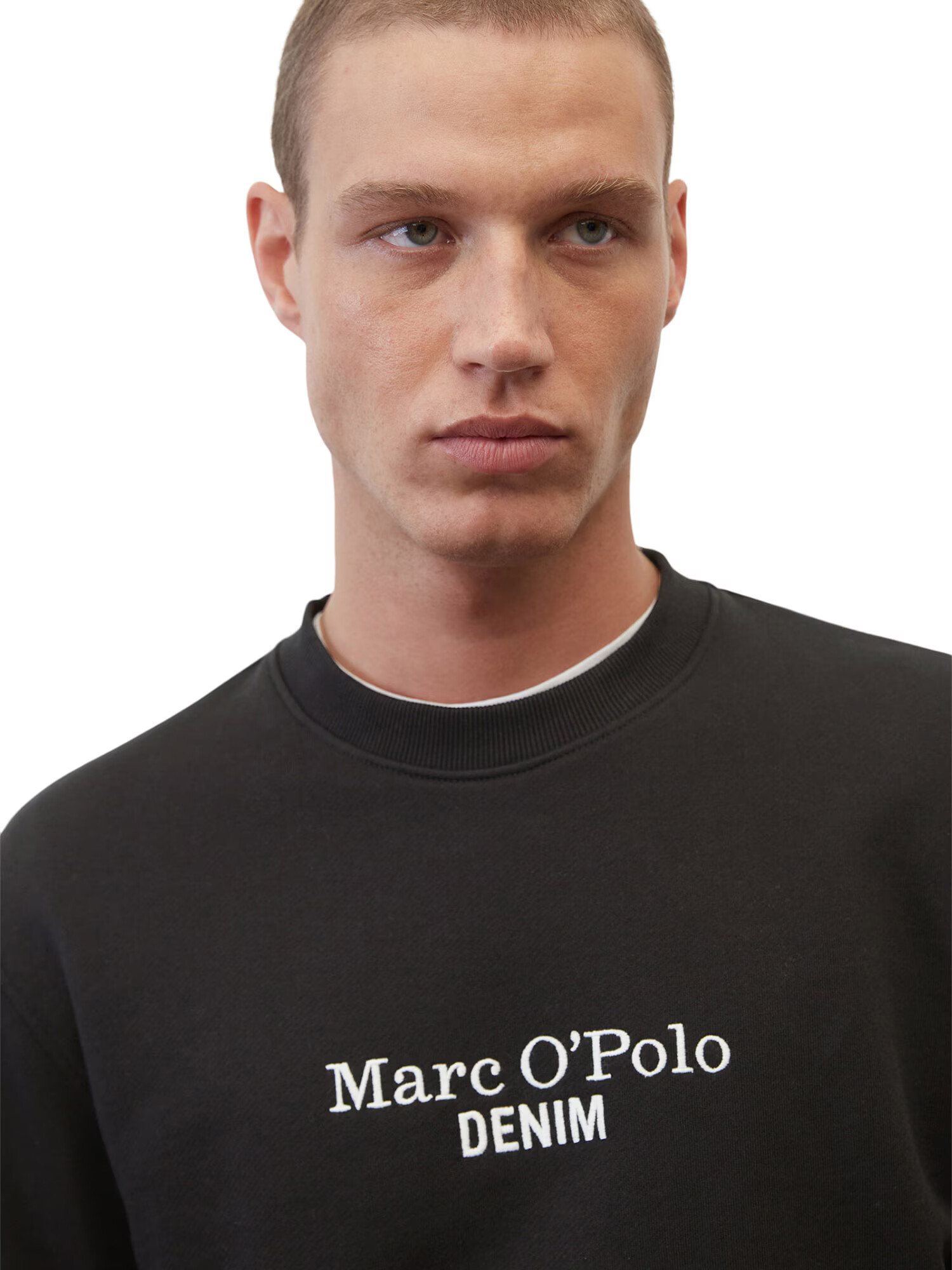 Marc O'Polo DENIM Majica črna / bela - Pepit.si