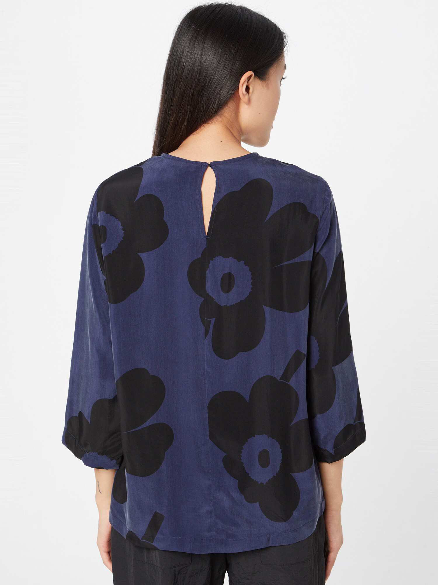 Marimekko Bluza 'Mundina' temno modra / črna - Pepit.si