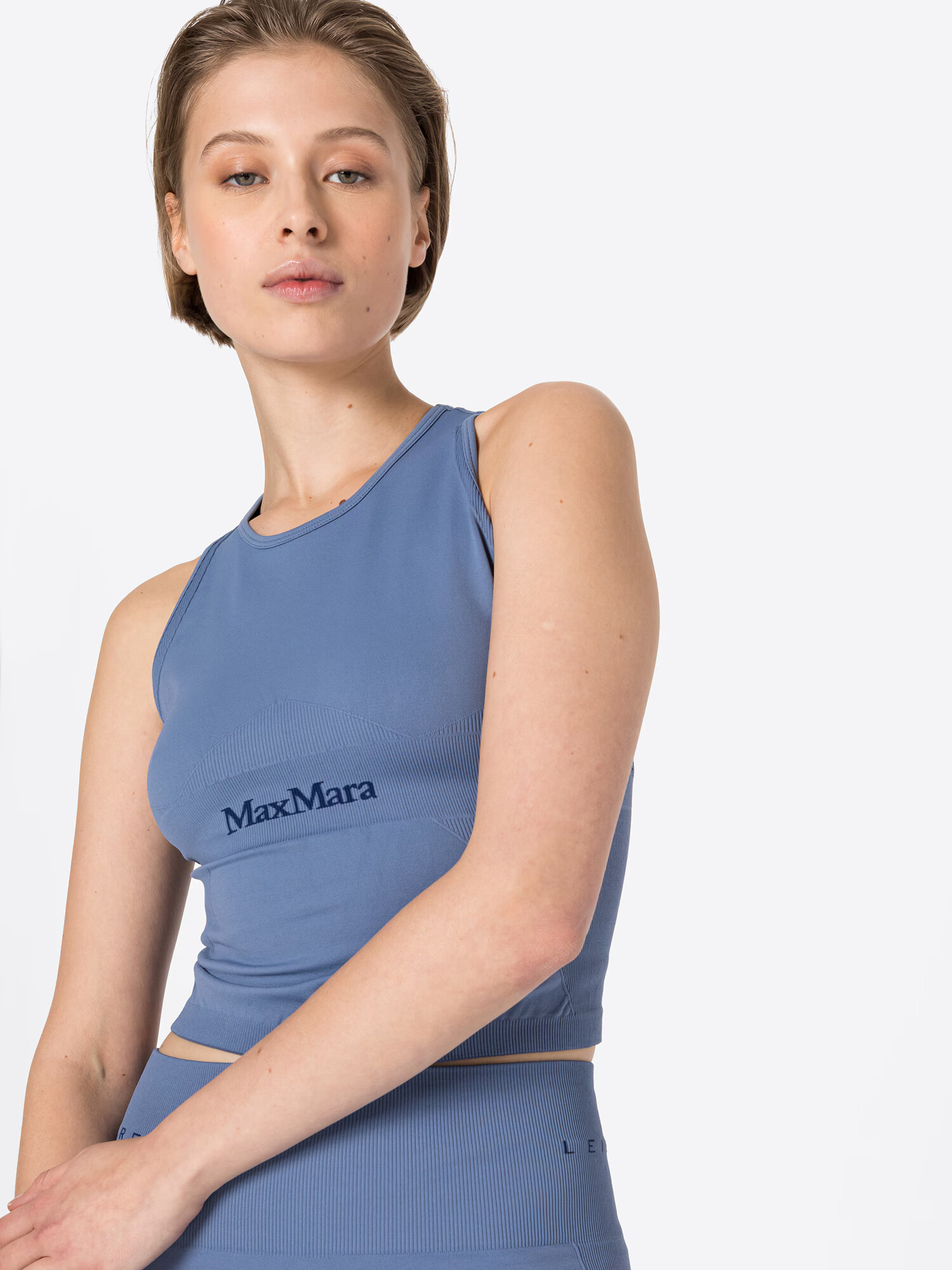 Max Mara Leisure Top 'GLASSA' mornarska / dimno modra - Pepit.si