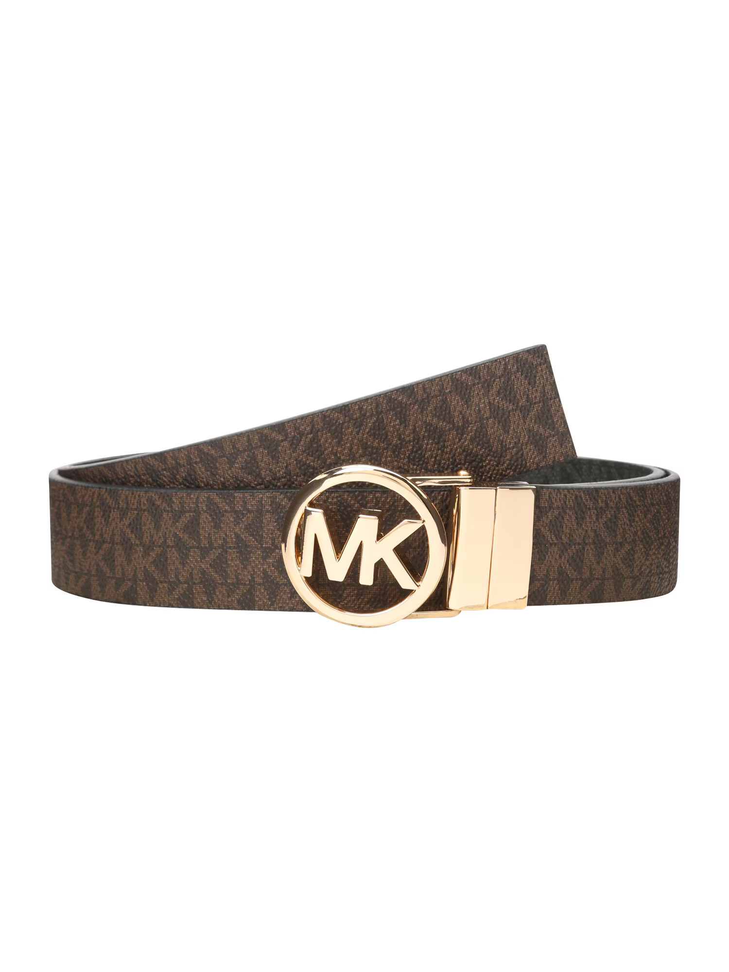 MICHAEL Michael Kors Pas rjava / temno rjava / zlata / črna - Pepit.si