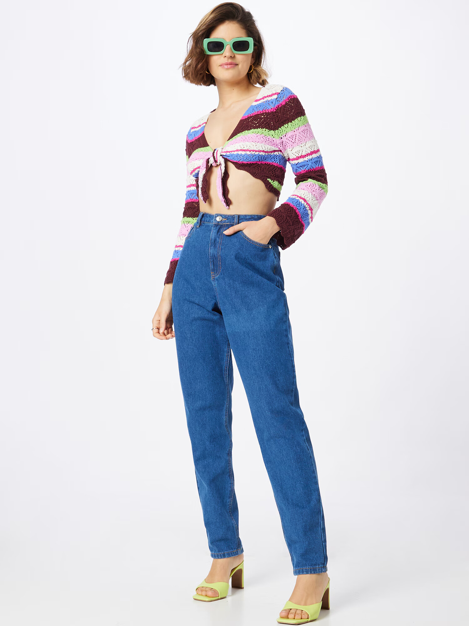 Missguided Kavbojke 'CLEAN' moder denim - Pepit.si