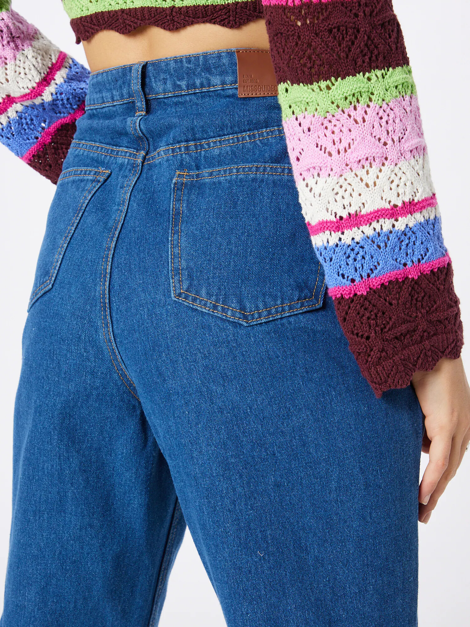 Missguided Kavbojke 'CLEAN' moder denim - Pepit.si