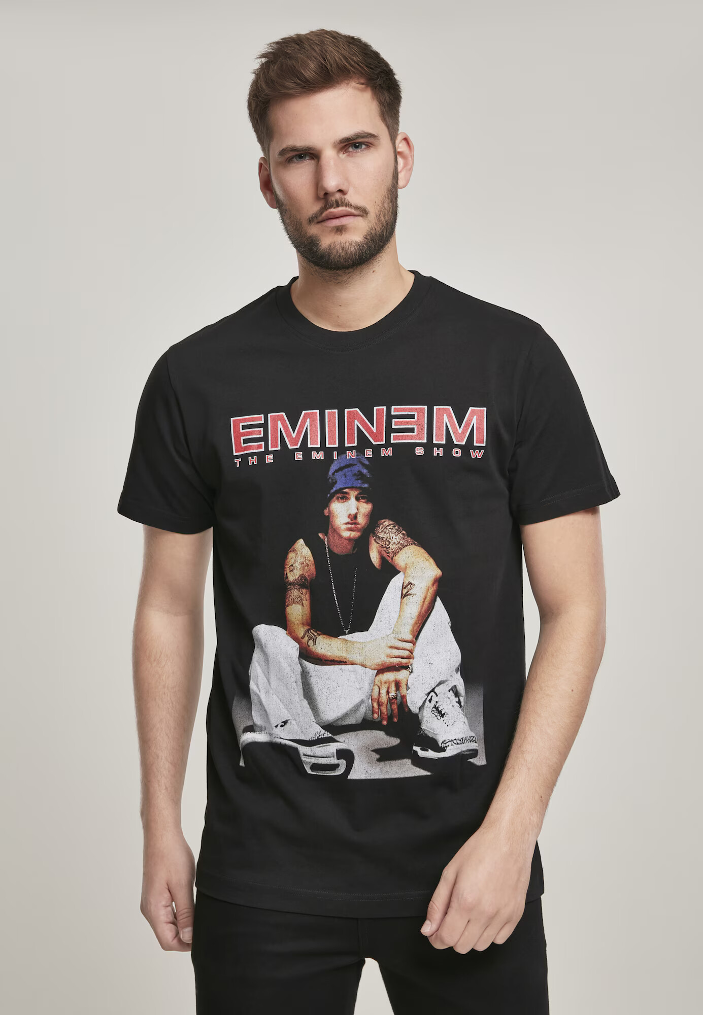 Mister Tee Majica 'Eminem Seated Show' mešane barve / črna - Pepit.si