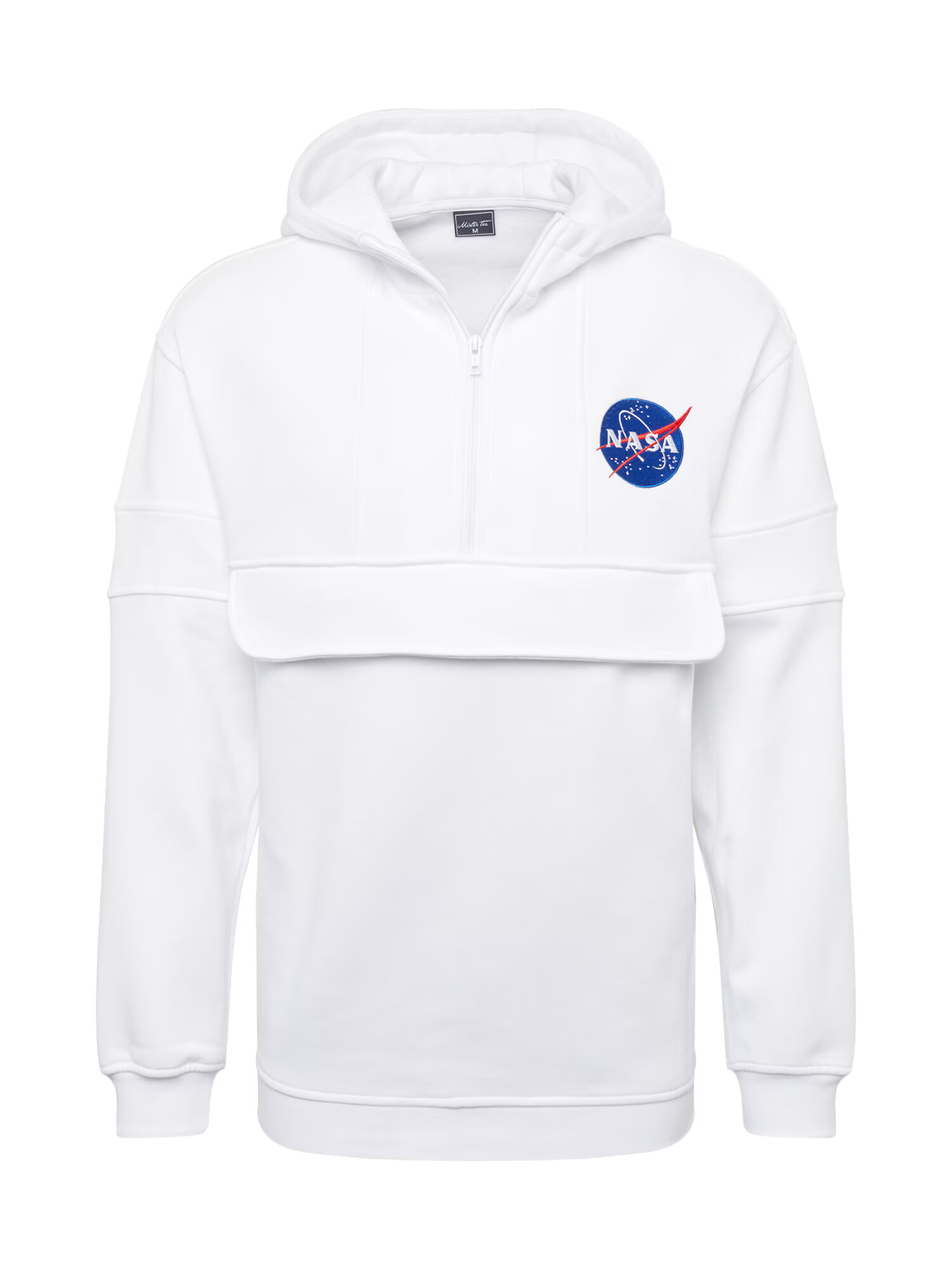 Mister Tee Sweatshirt 'NASA' bela / kraljevo modra / ognjeno rdeča - Pepit.si