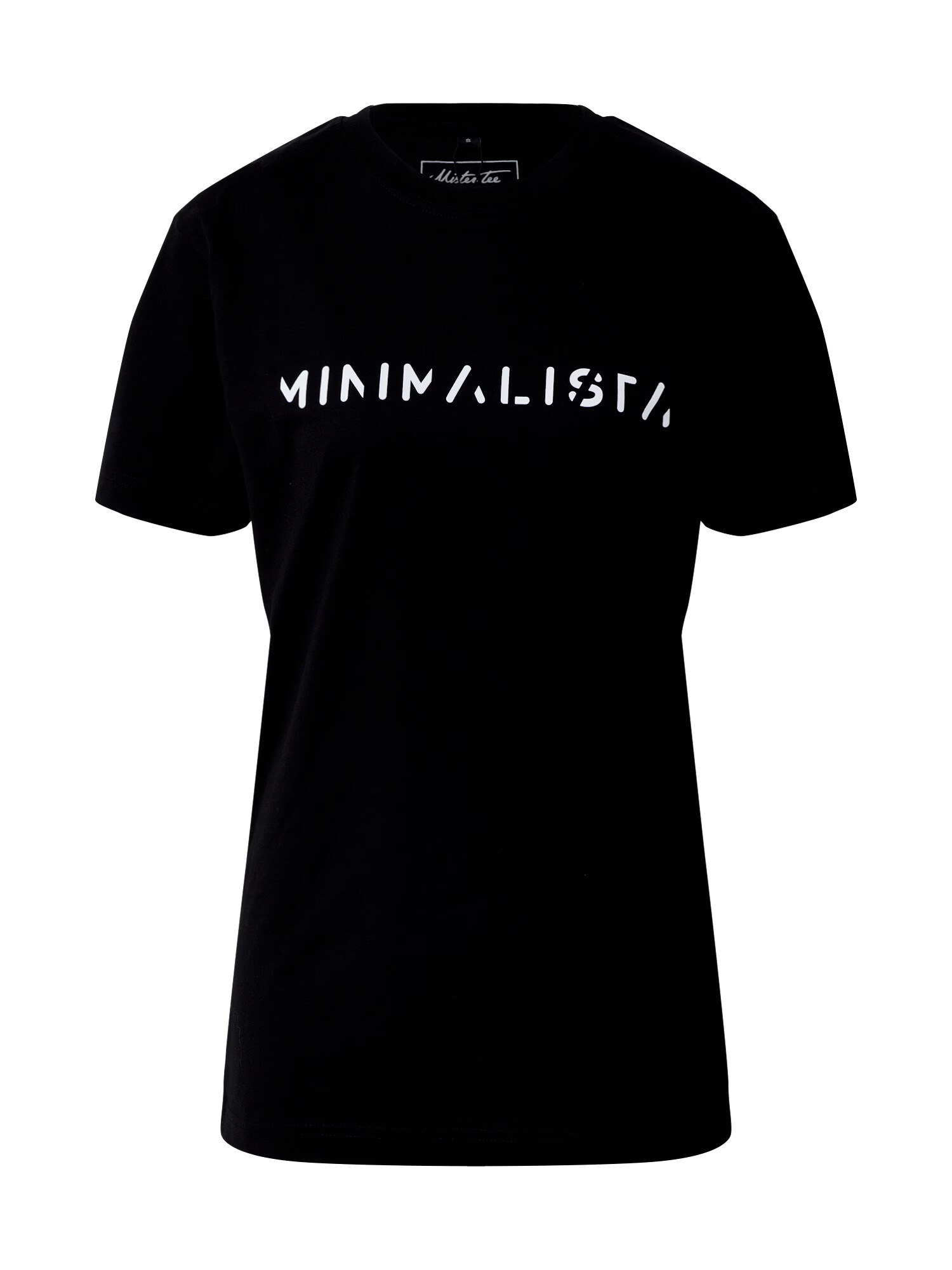 Mister Tee T-Shirt 'Minimalista' črna / bela - Pepit.si