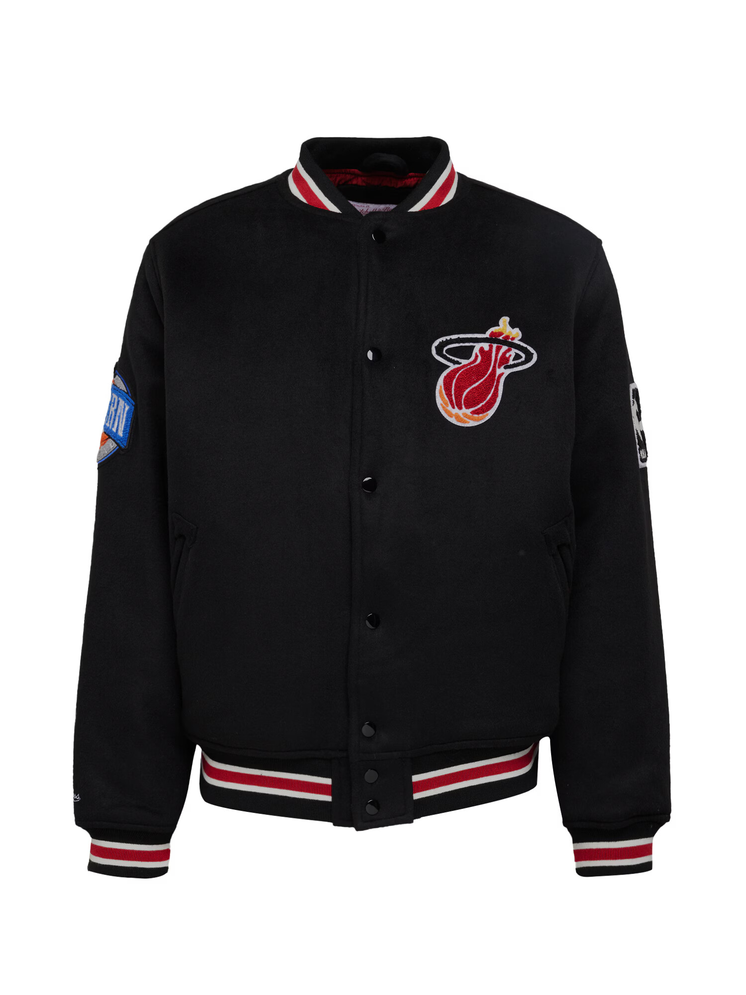 Mitchell & Ness Prehodna jakna modra / rdeča / črna / bela - Pepit.si