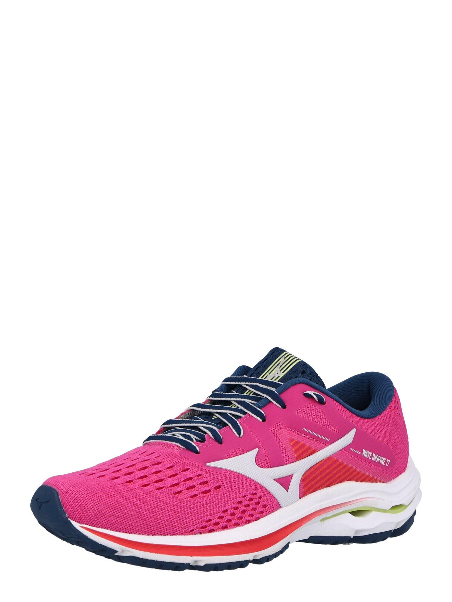 MIZUNO Tekaški čevelj 'WAVE INSPIRE 17' roza / temno modra - Pepit.si