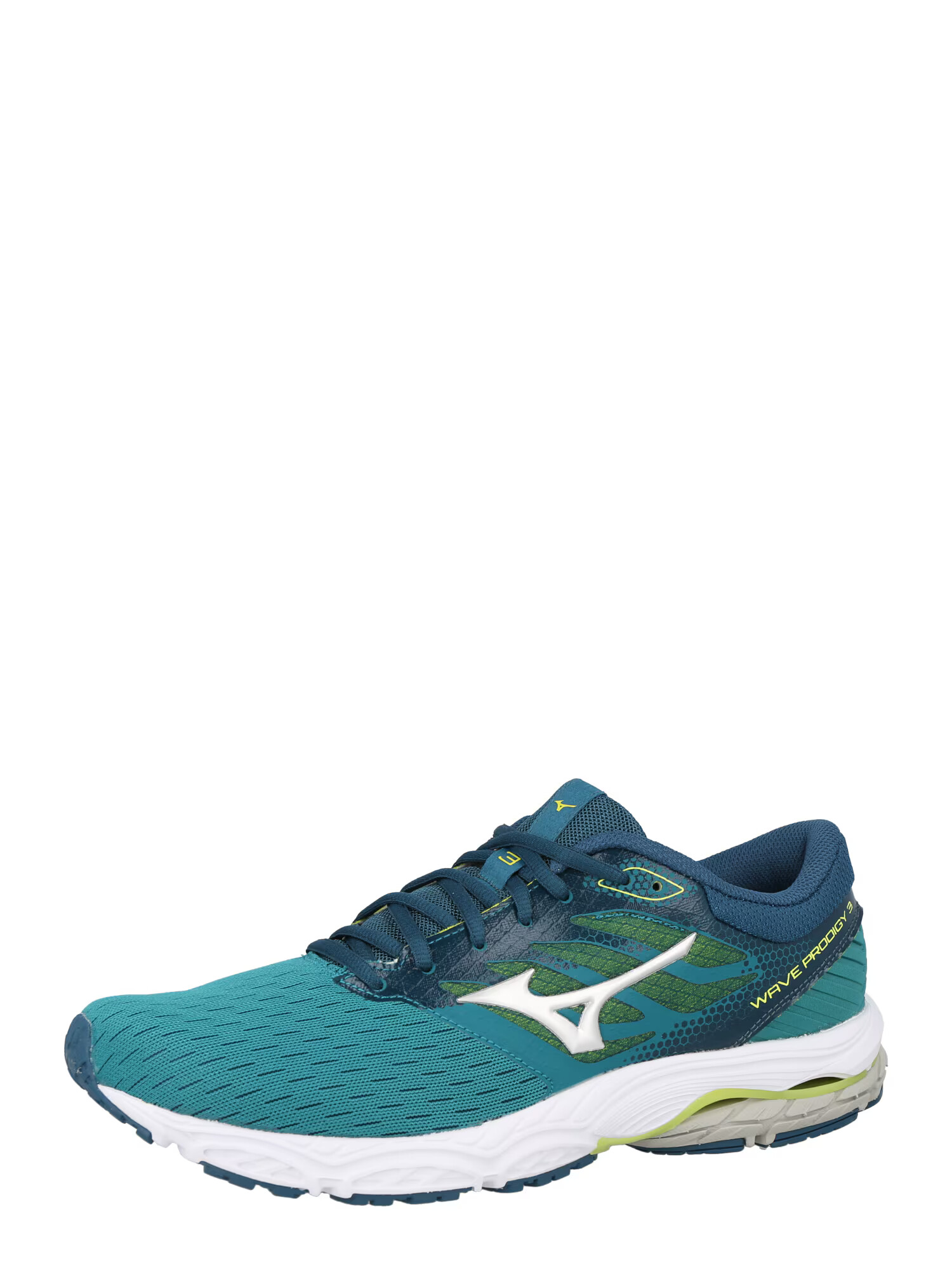 MIZUNO Tekaški čevelj 'WAVE PRODIGY 3' modra / bela / travnato zelena - Pepit.si