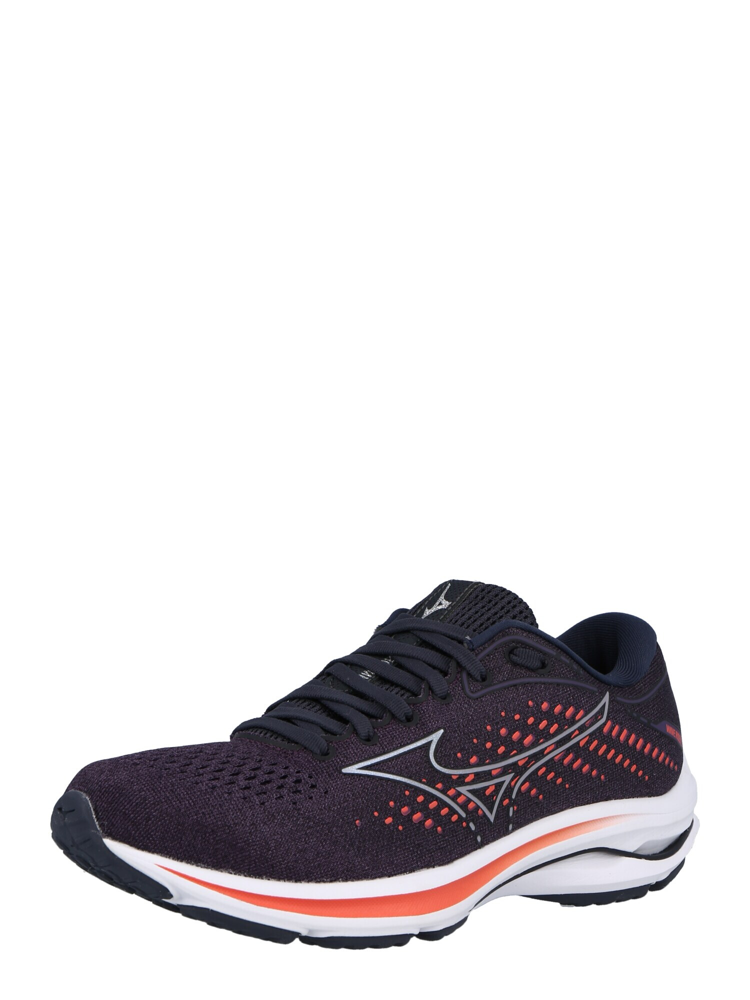 MIZUNO Tekaški čevelj 'WAVE RIDER 25' nočno modra / srebrna / korala - Pepit.si