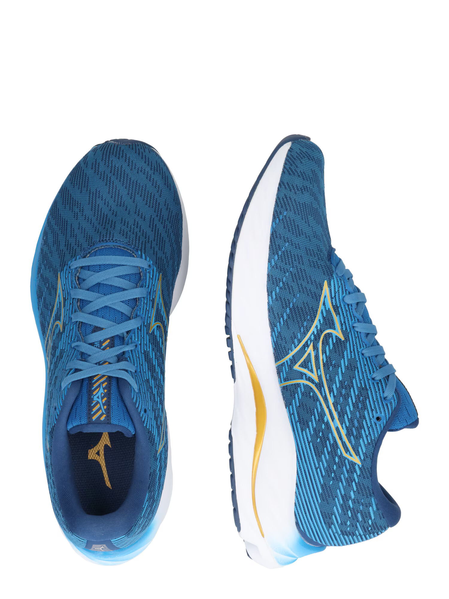 MIZUNO Tekaški čevelj 'WAVE RIDER 26' temno modra / zlata - Pepit.si