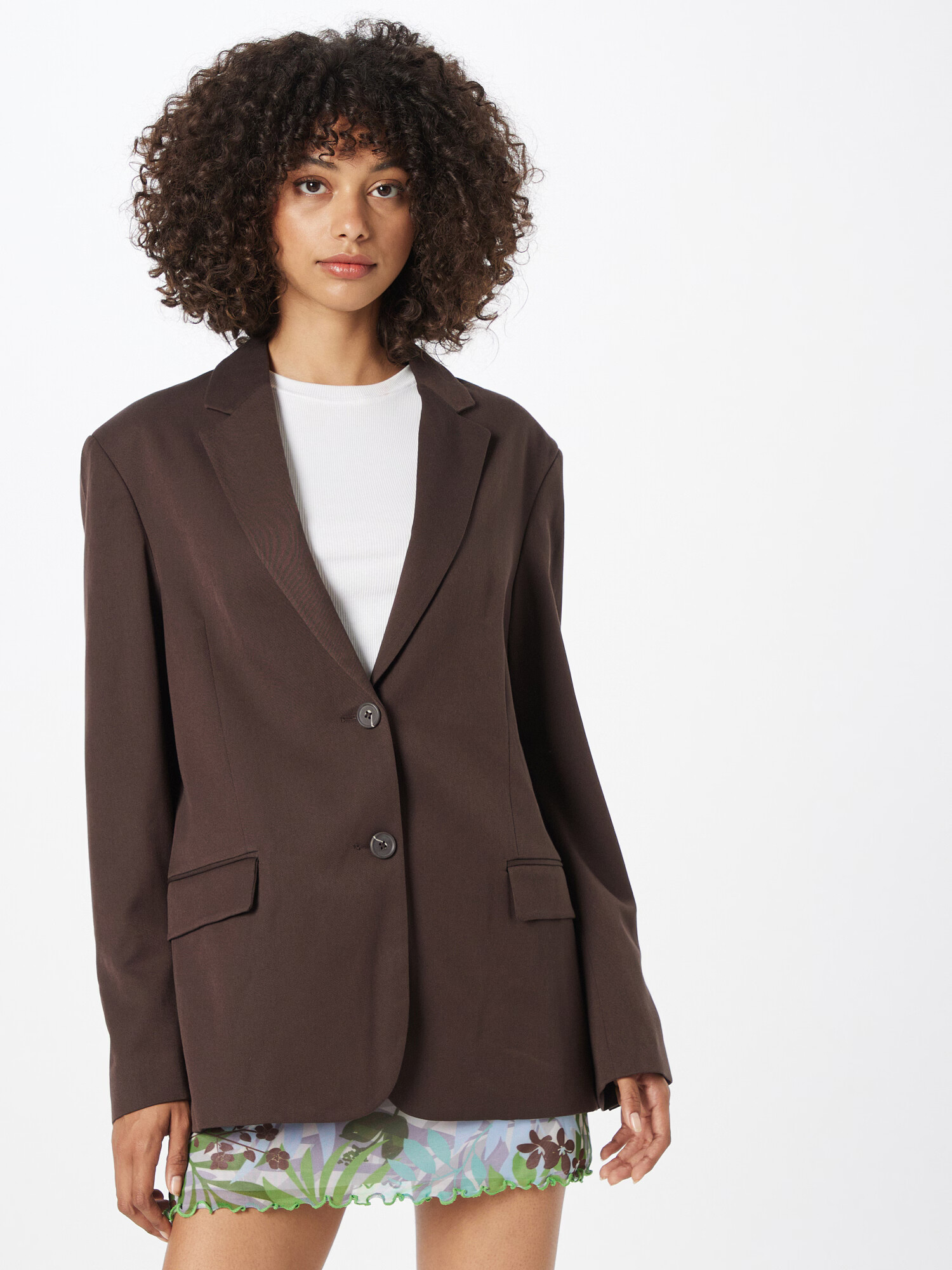 Monki Blazer kostanj rjava - Pepit.si